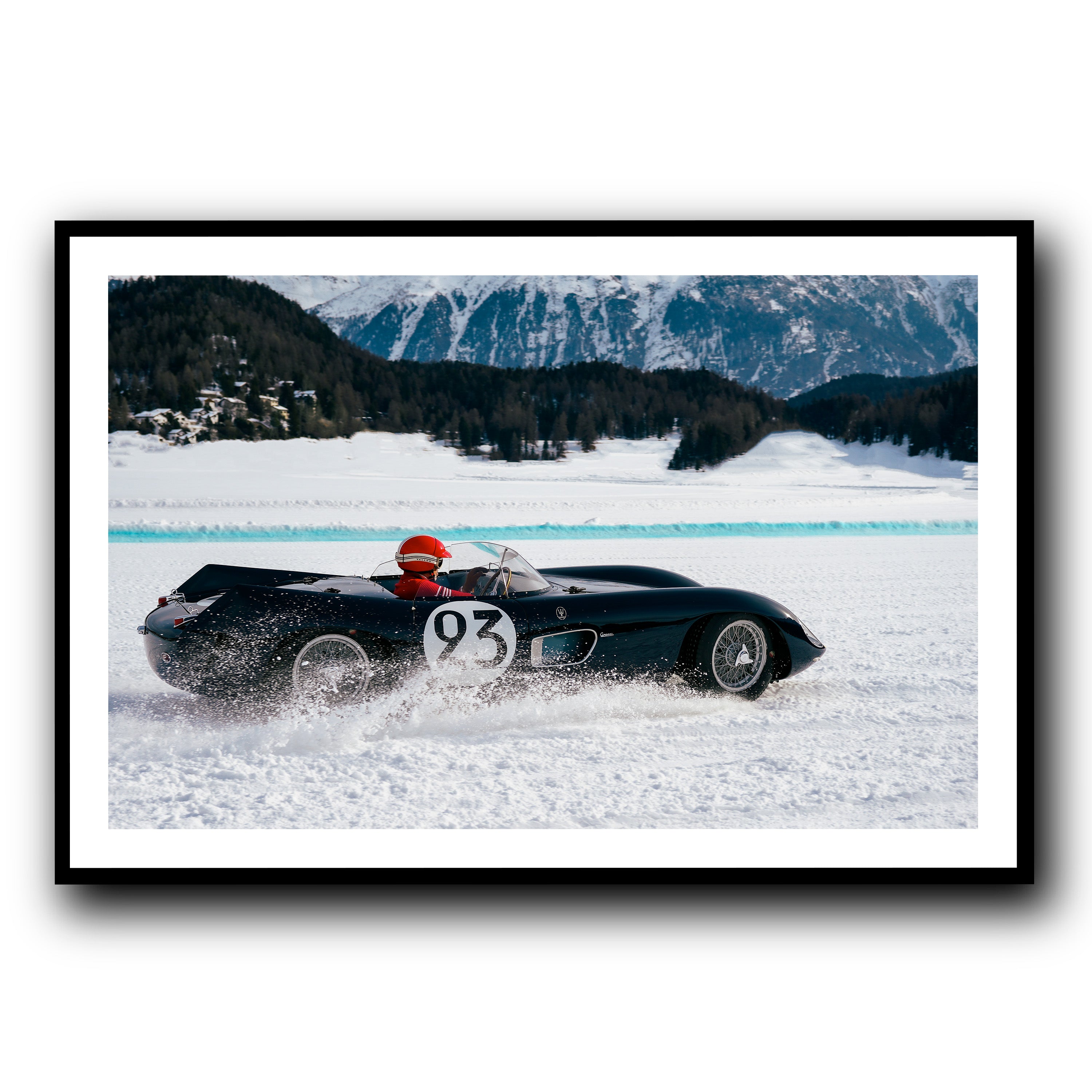 Snowstorm in Motion, St Moritz