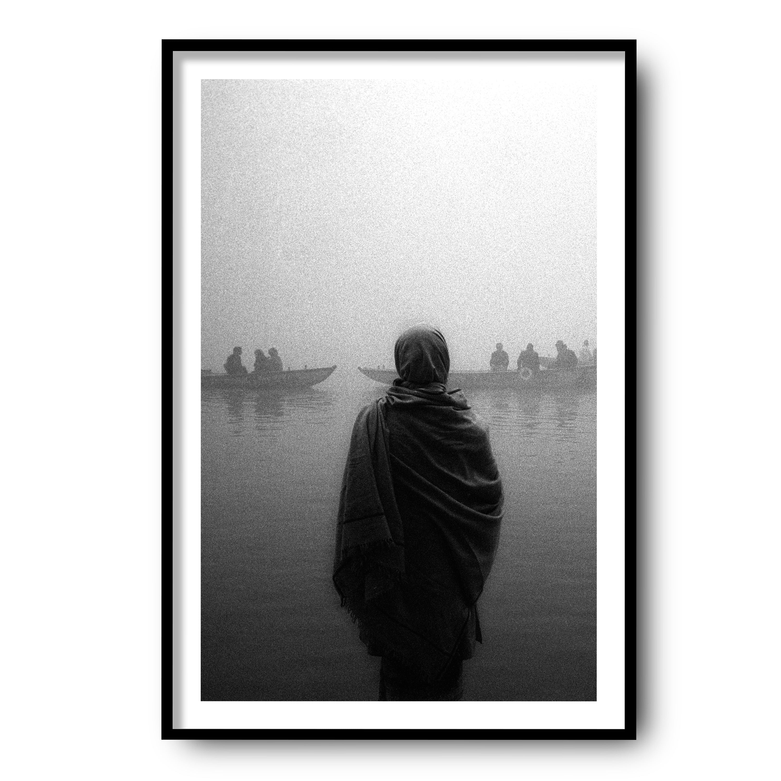 Sadhu in front of the Gange, Varanasi