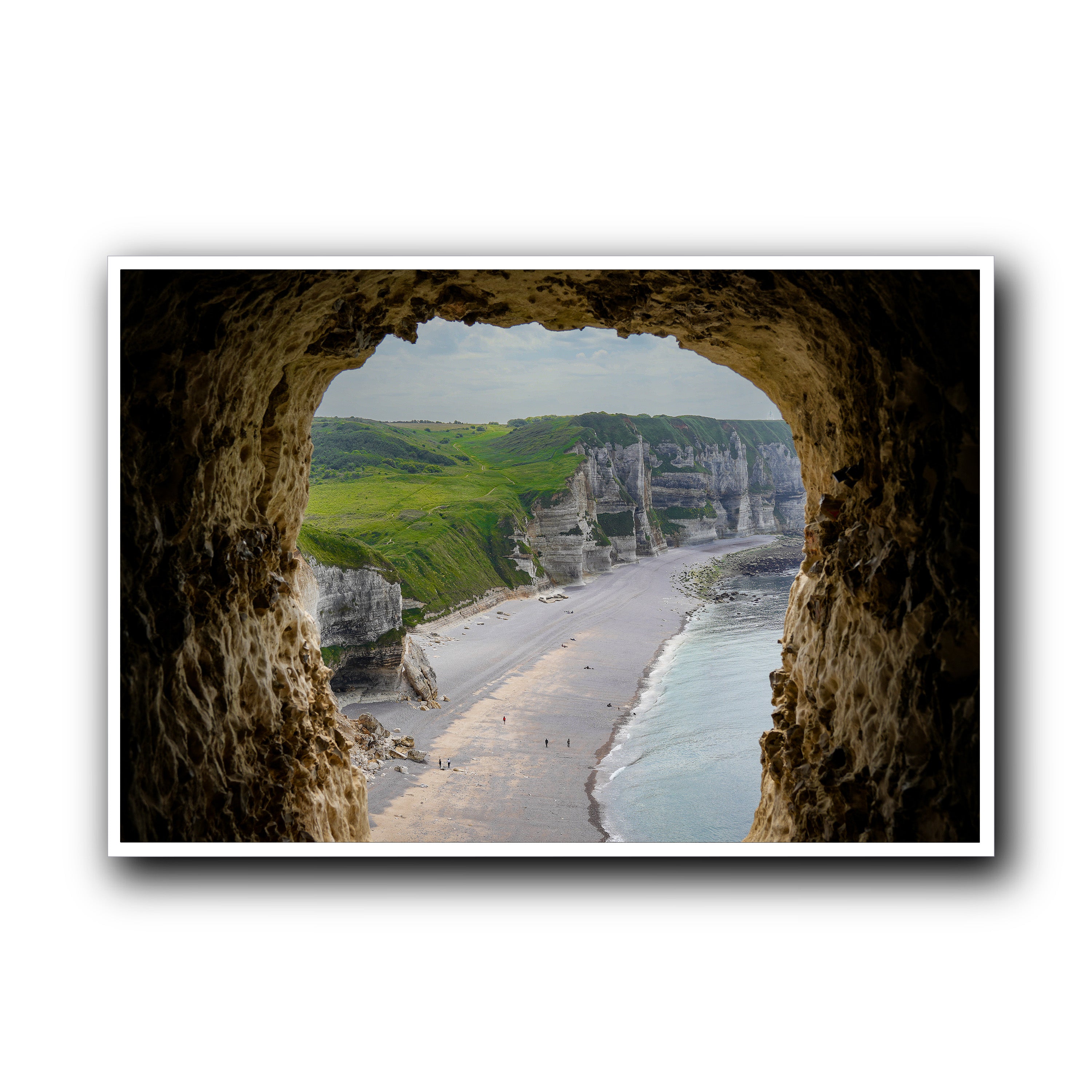 Through the Cliff's Eye, Etretat