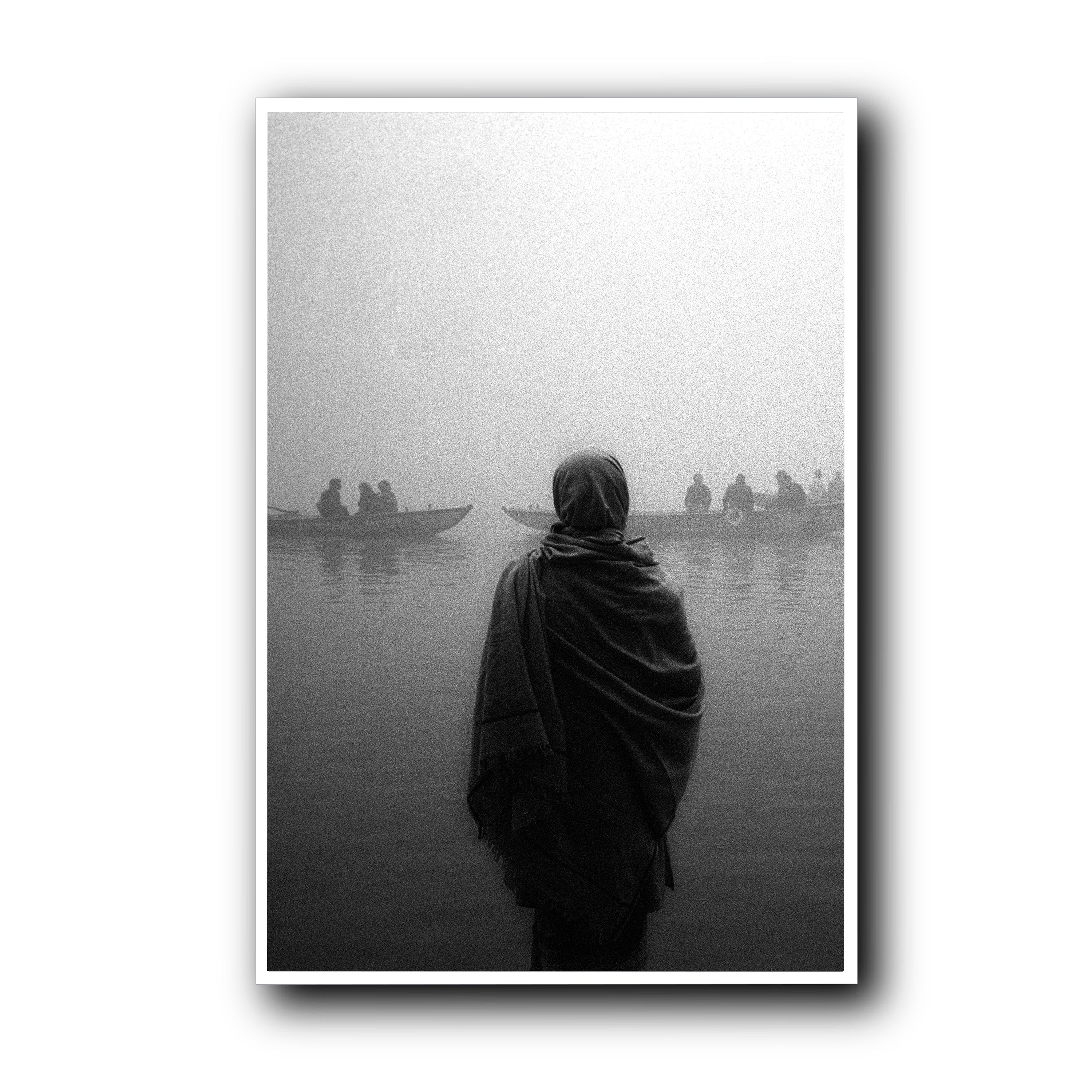 Sadhu in front of the Gange, Varanasi
