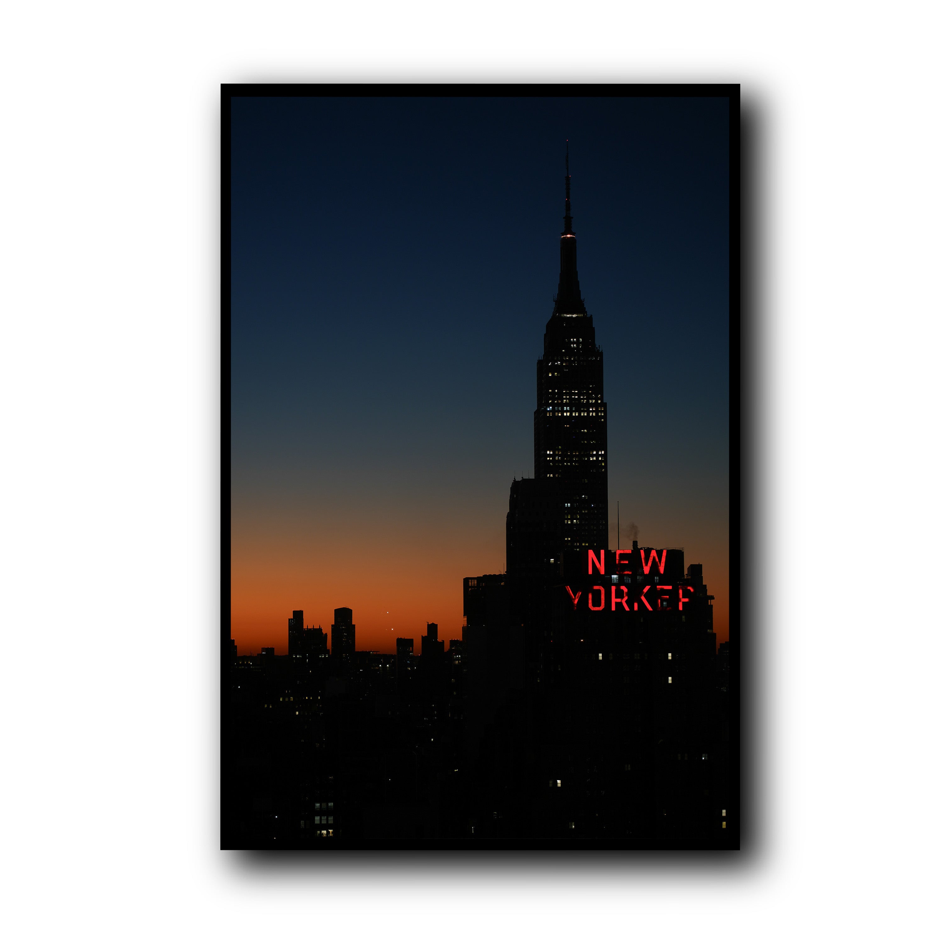 Nocturne in Red and Blue, New York