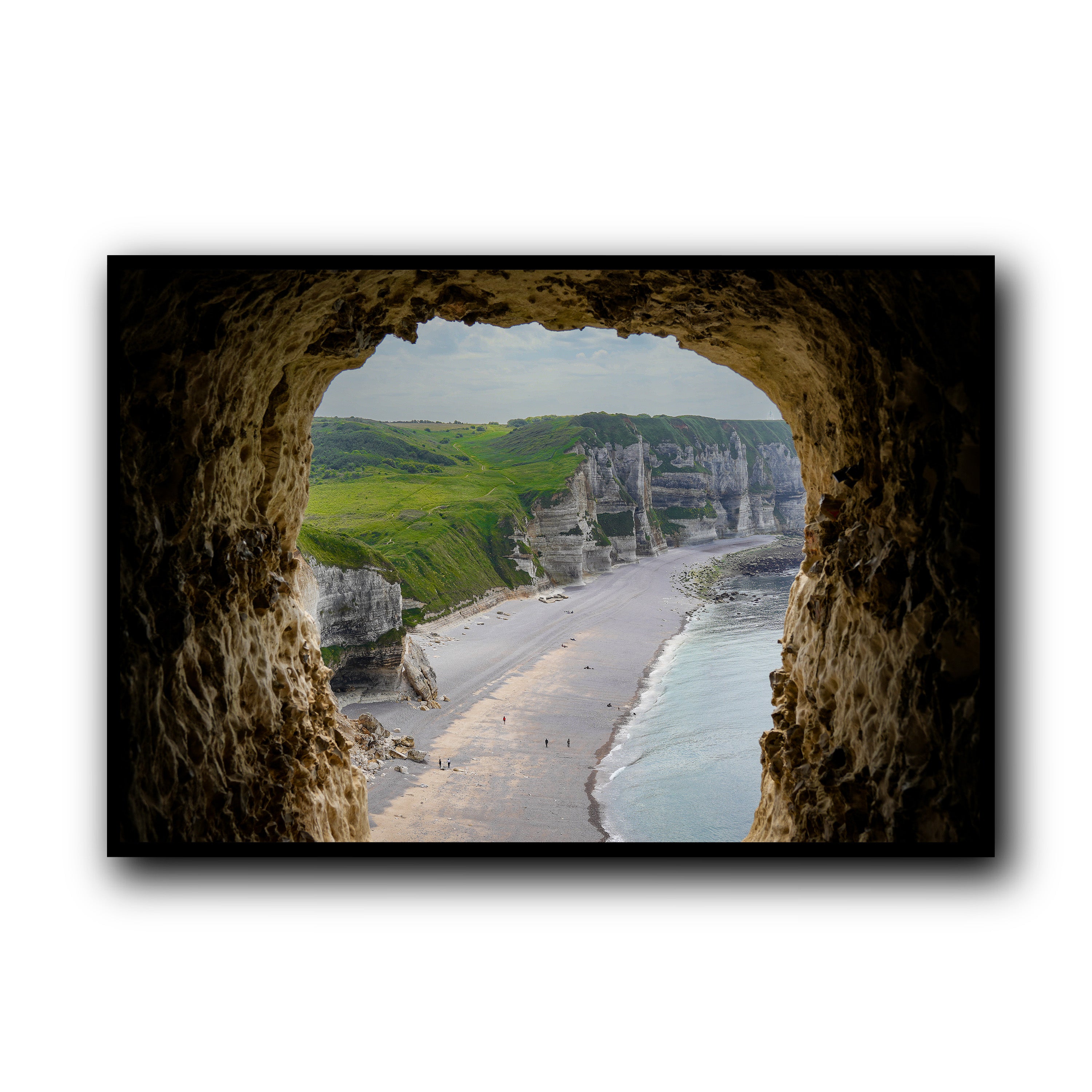 Through the Cliff's Eye, Etretat