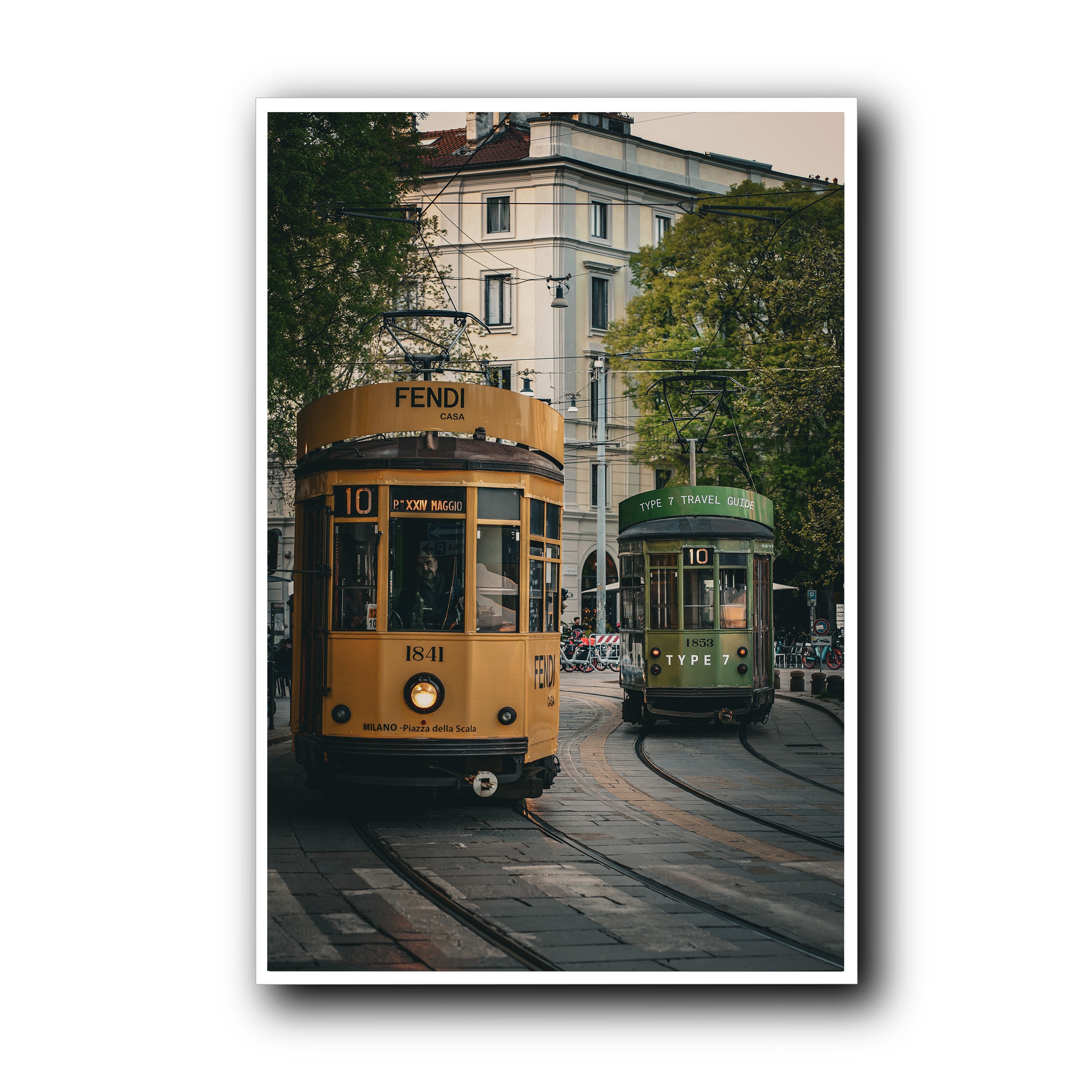 Trams, Milan