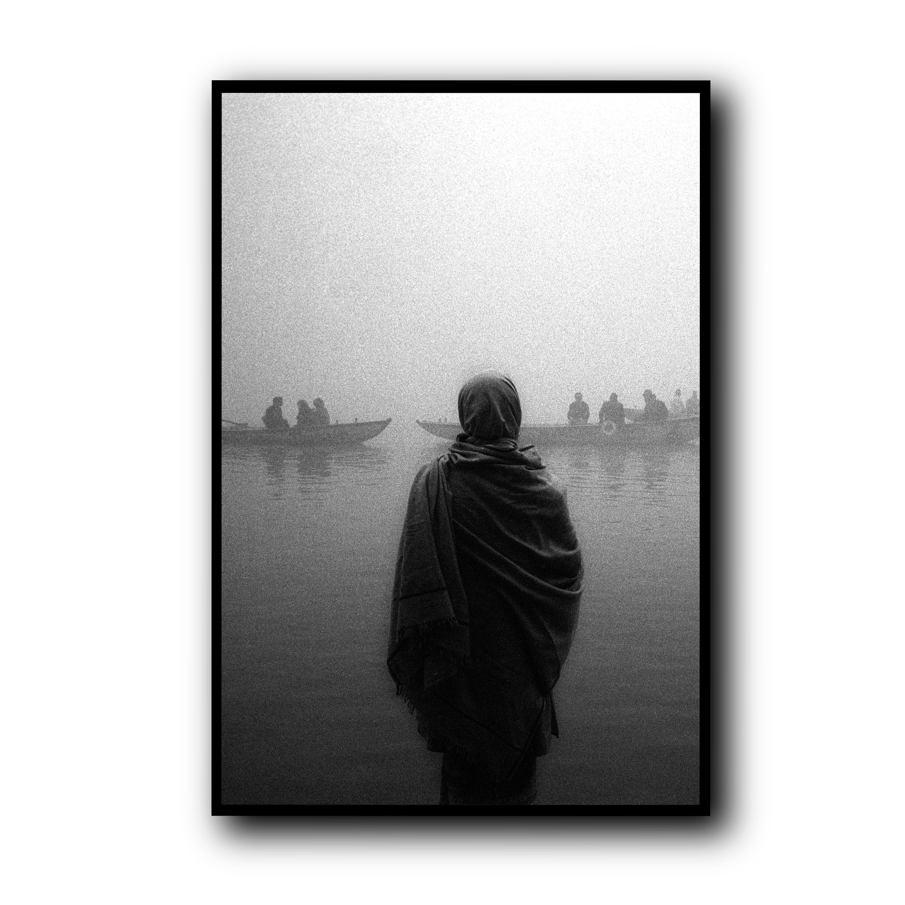 Sadhu in front of the Gange, Varanasi