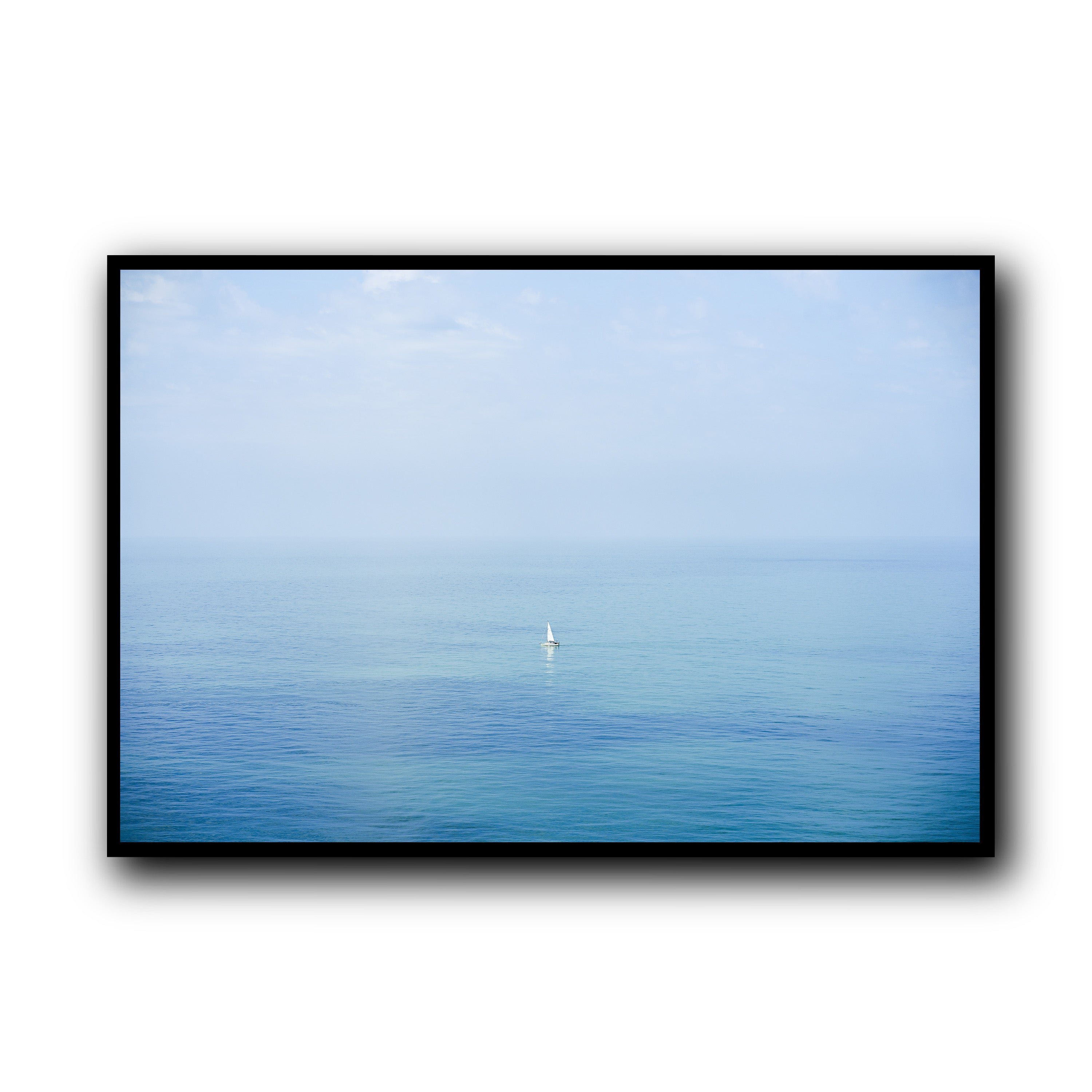 Solitude in Blue, Etretat