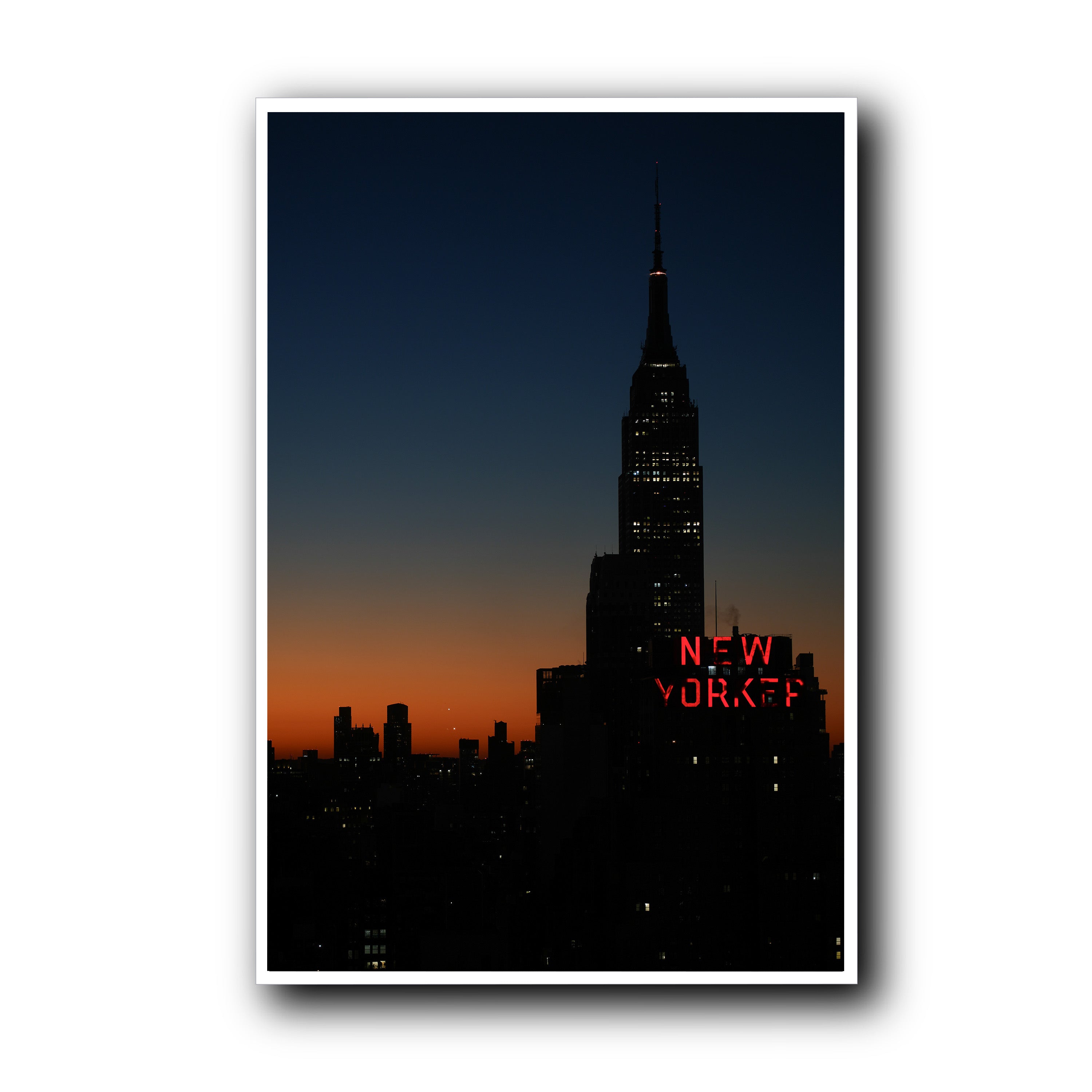 Nocturne in Red and Blue, New York