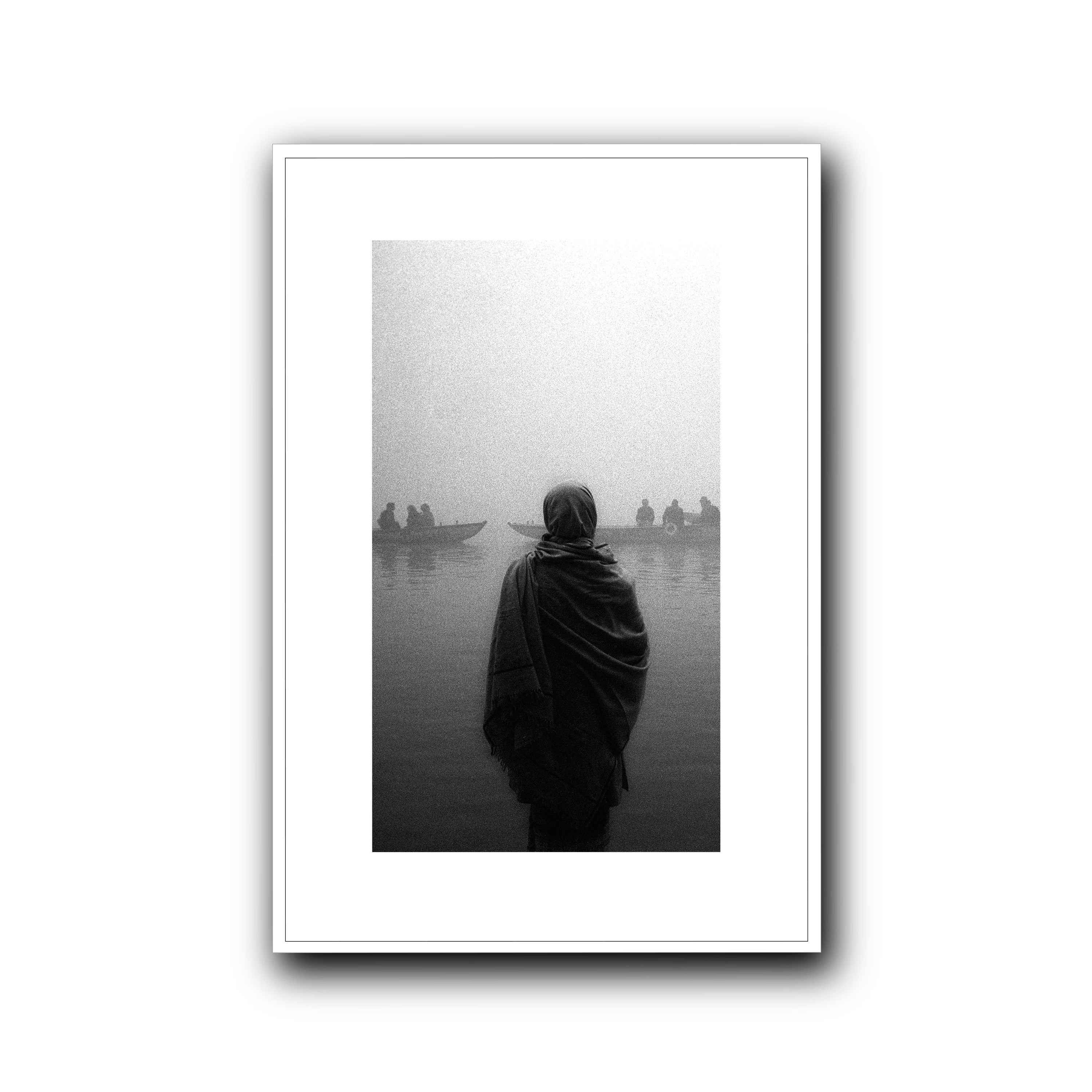 Sadhu in front of the Gange, Varanasi