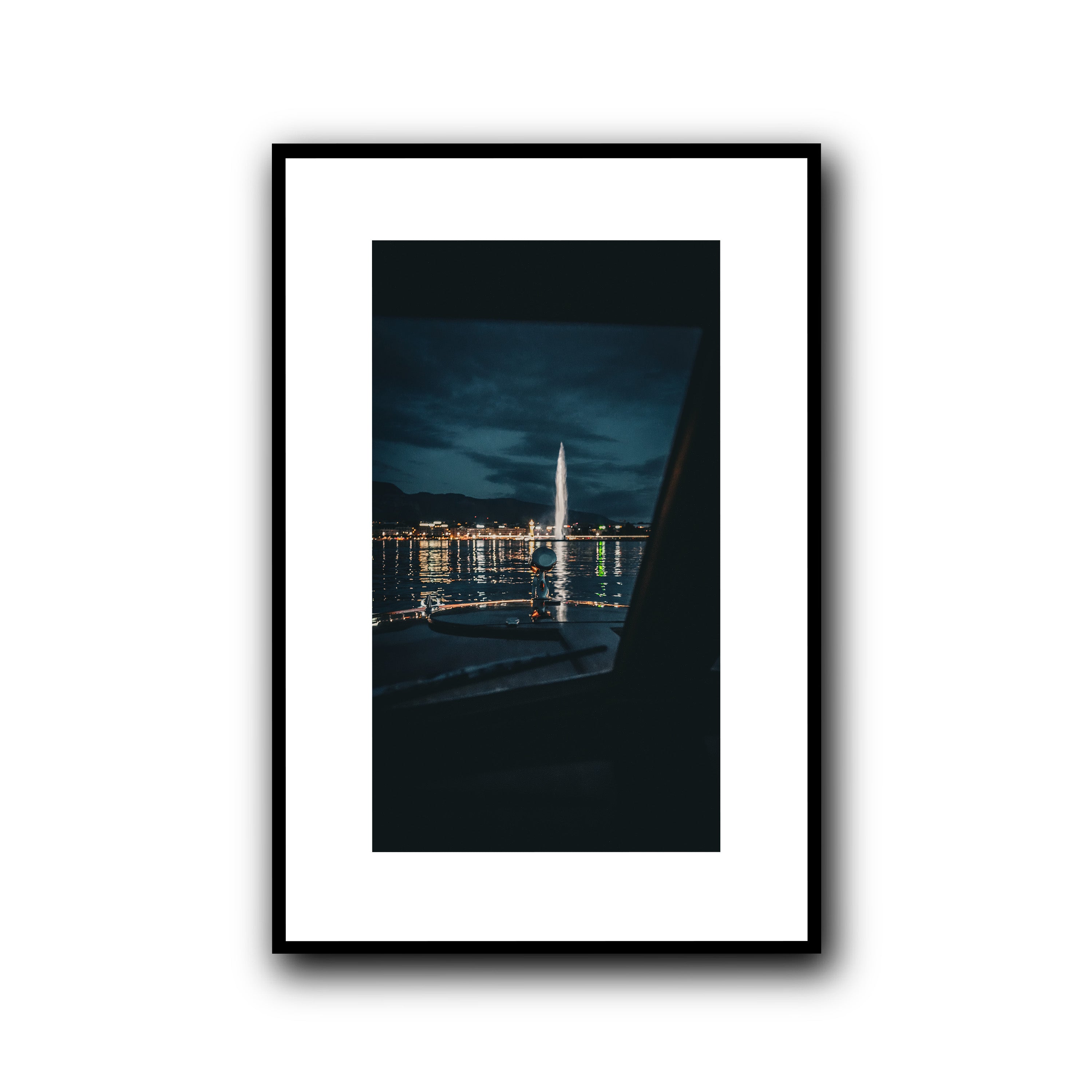 Leman Lake by Night, Geneva