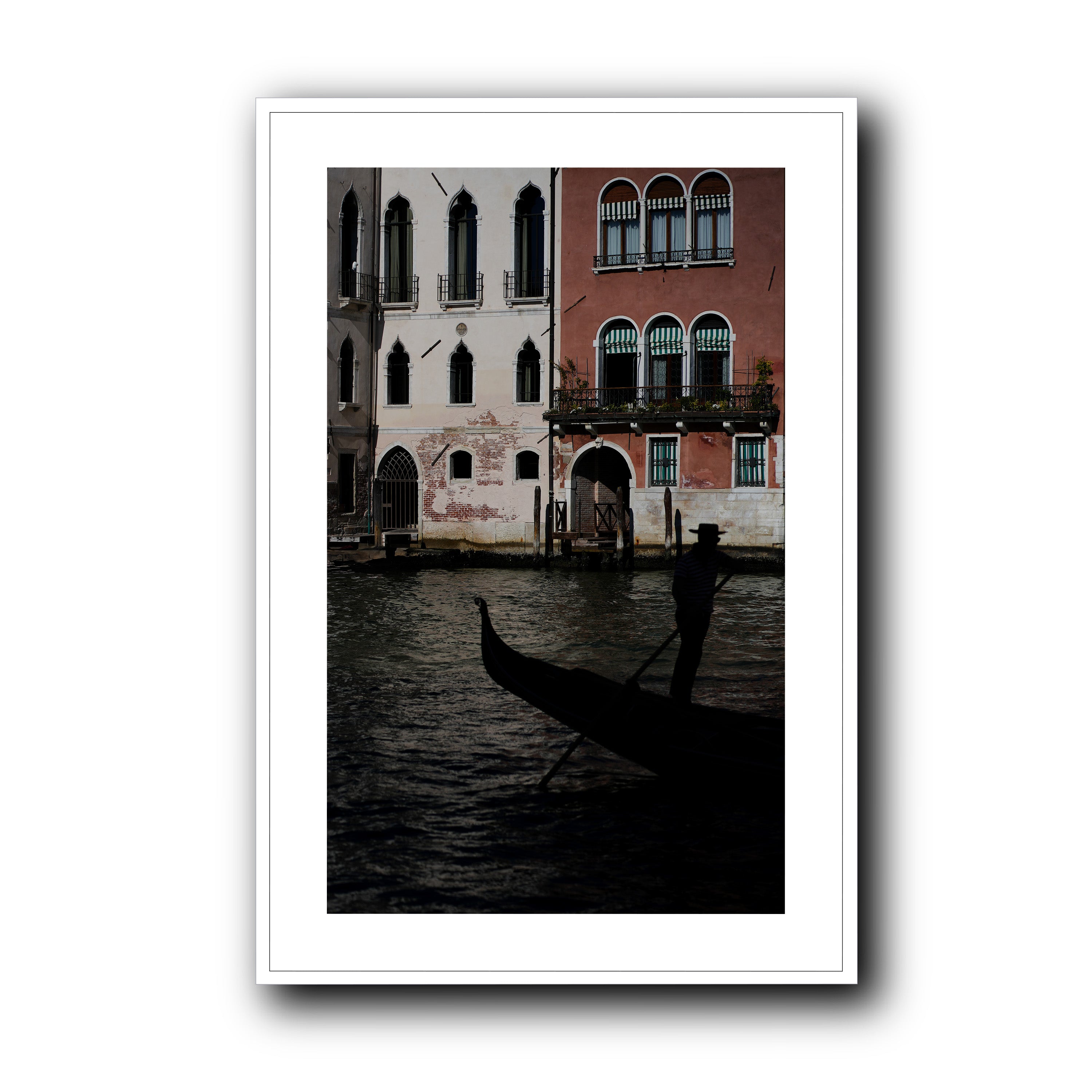 Gondolier's Silhouette, Venice