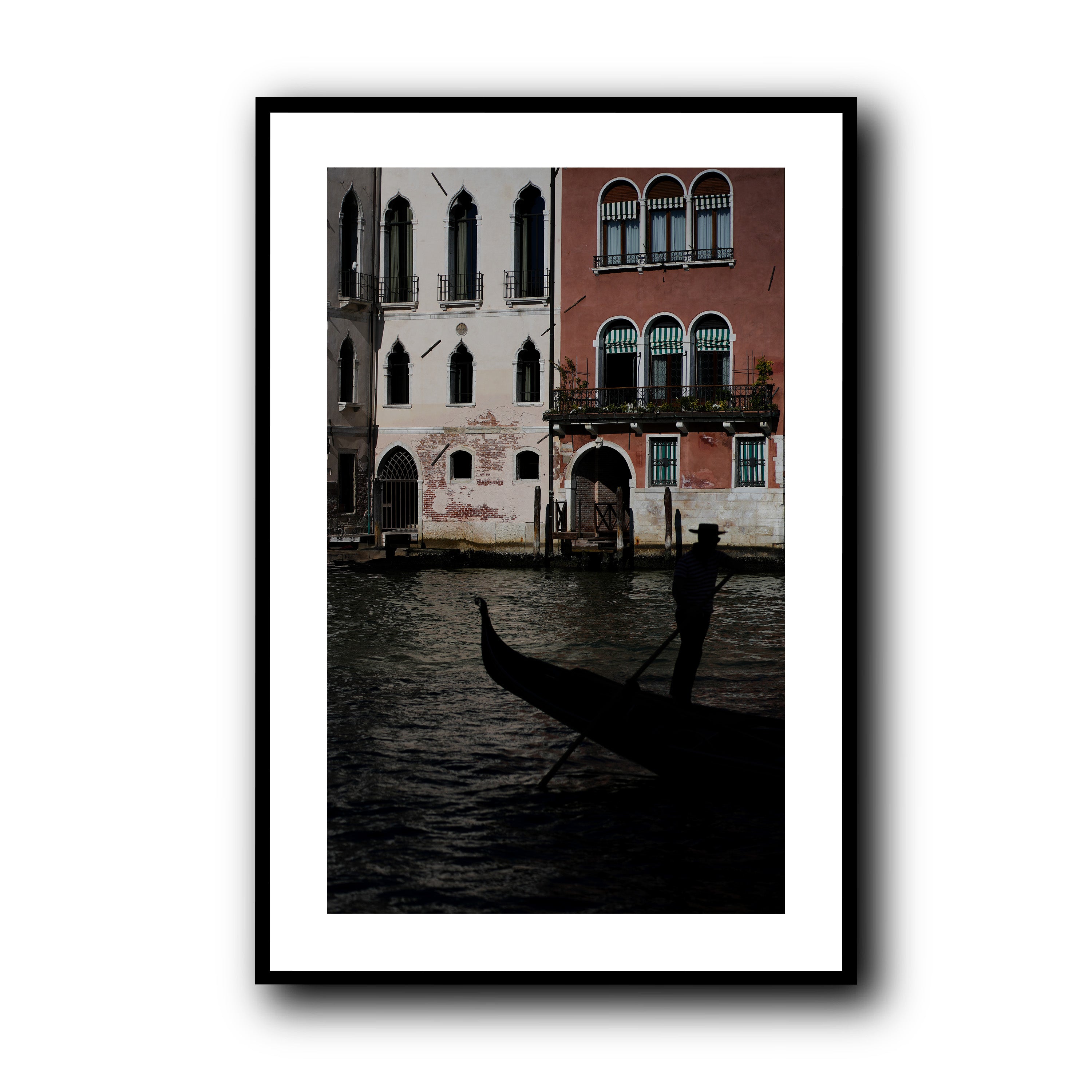 Gondolier's Silhouette, Venice