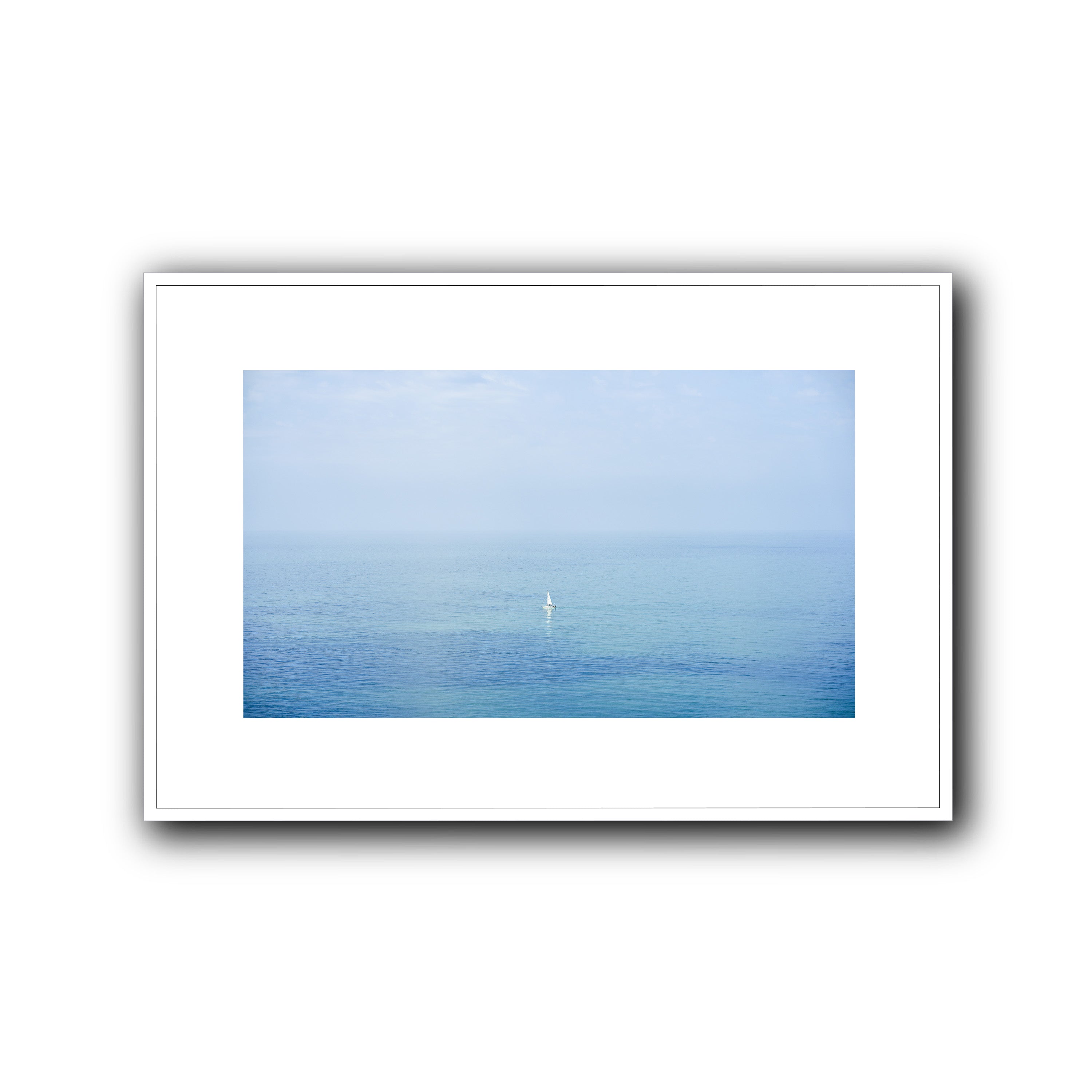 Solitude in Blue, Etretat