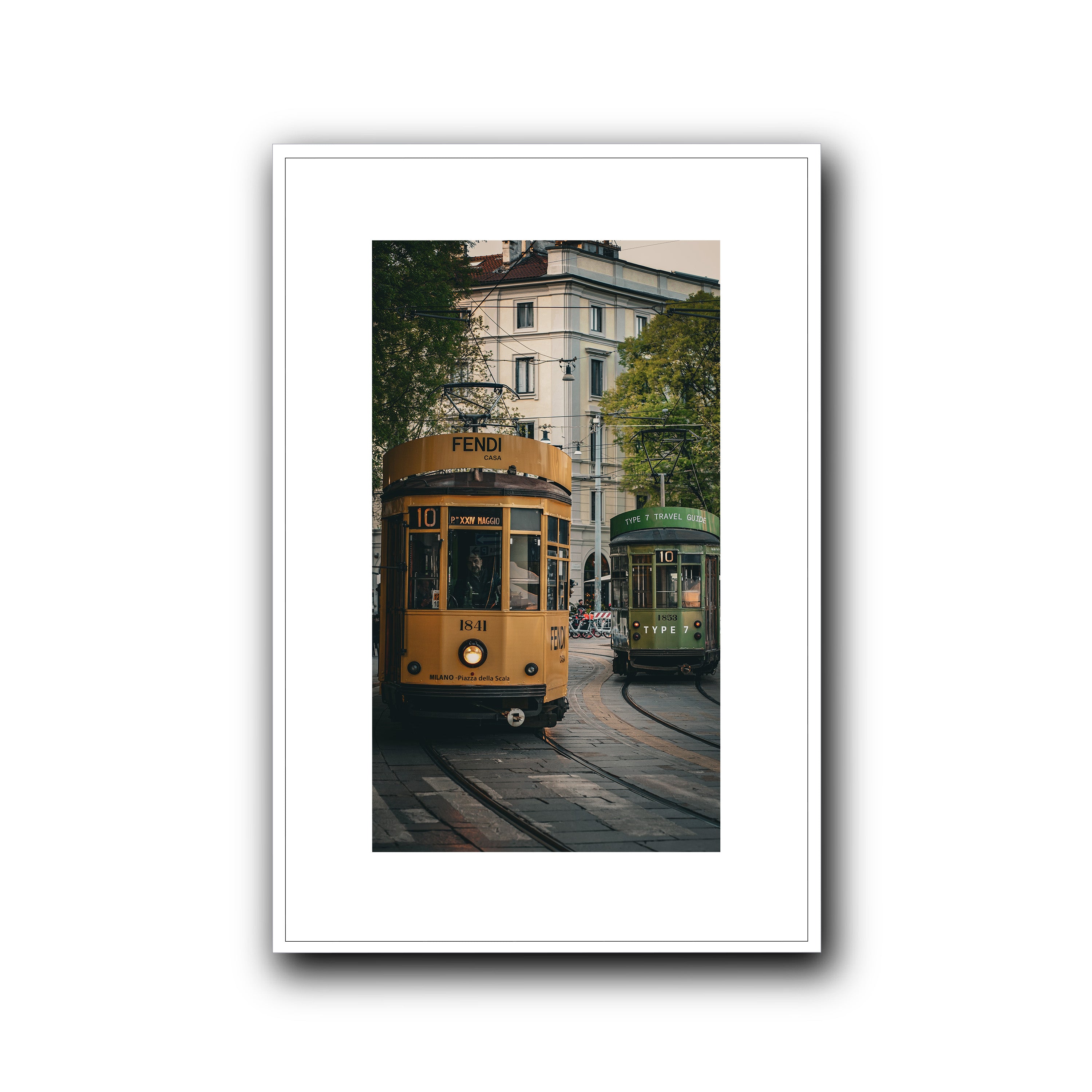 Trams, Milan