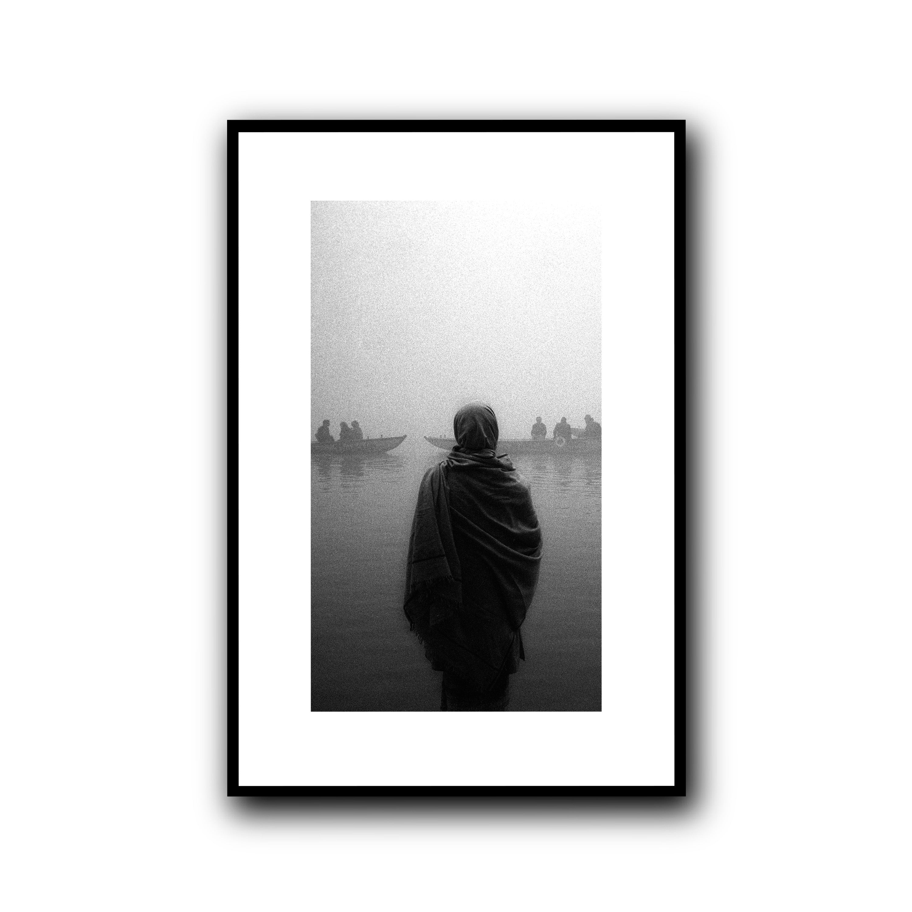 Sadhu in front of the Gange, Varanasi