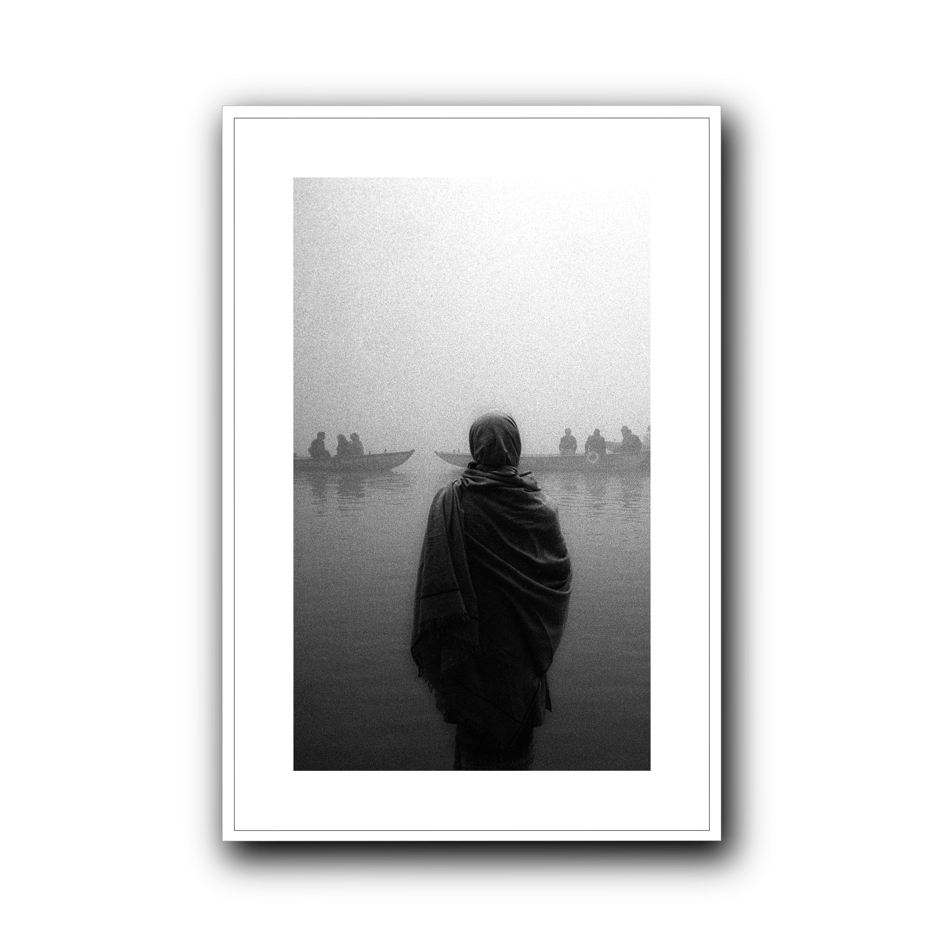 Sadhu in front of the Gange, Varanasi