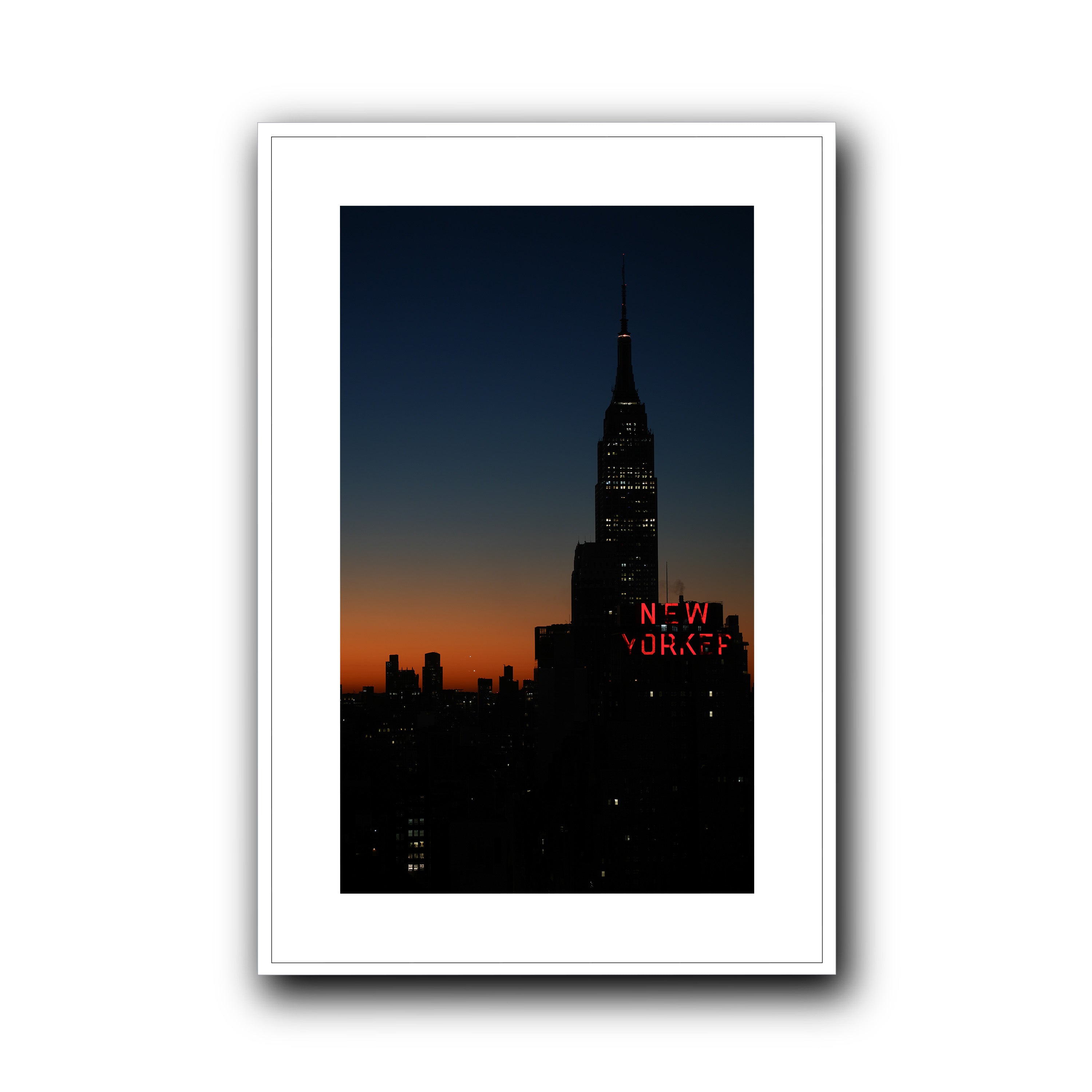 Nocturne in Red and Blue, New York