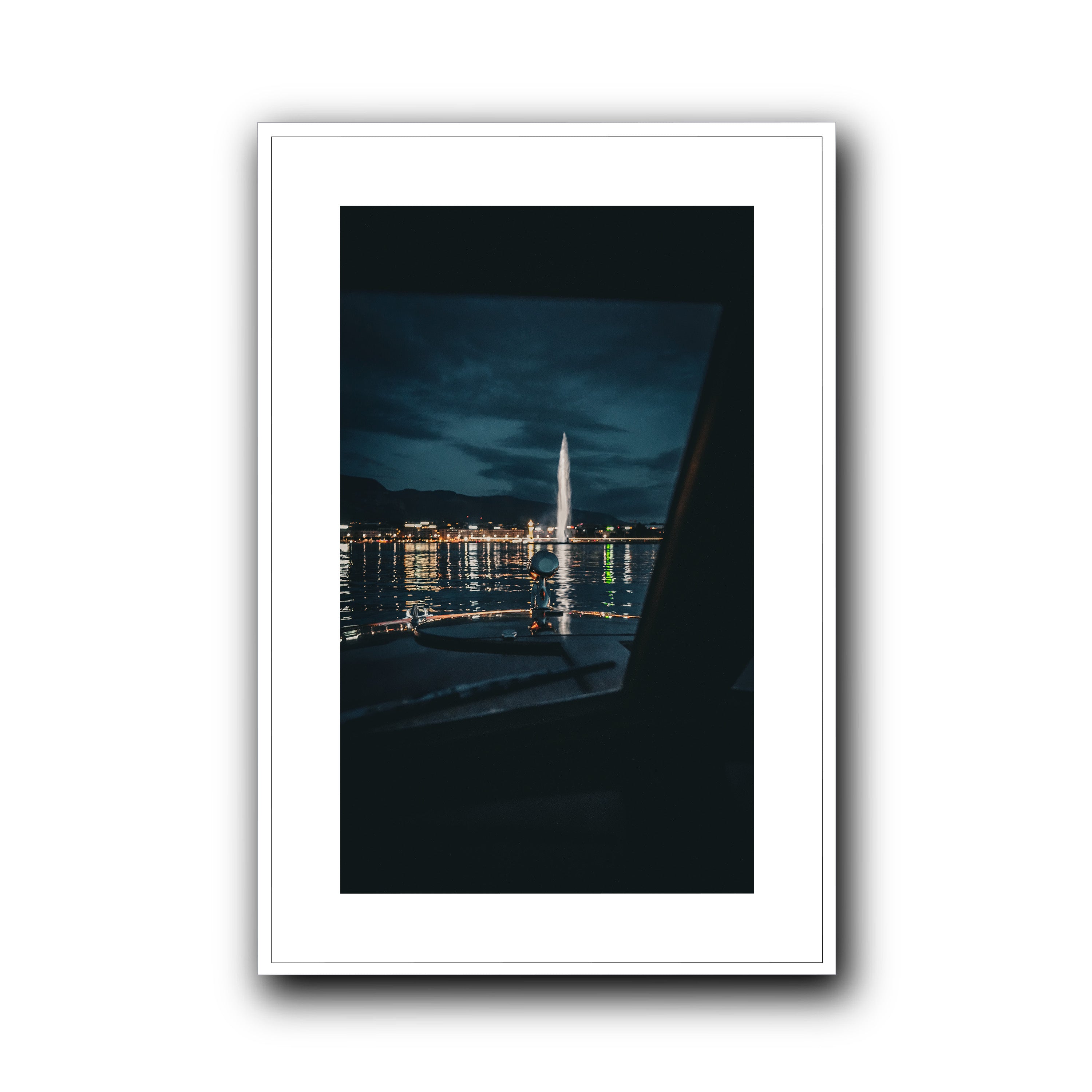 Leman Lake by Night, Geneva