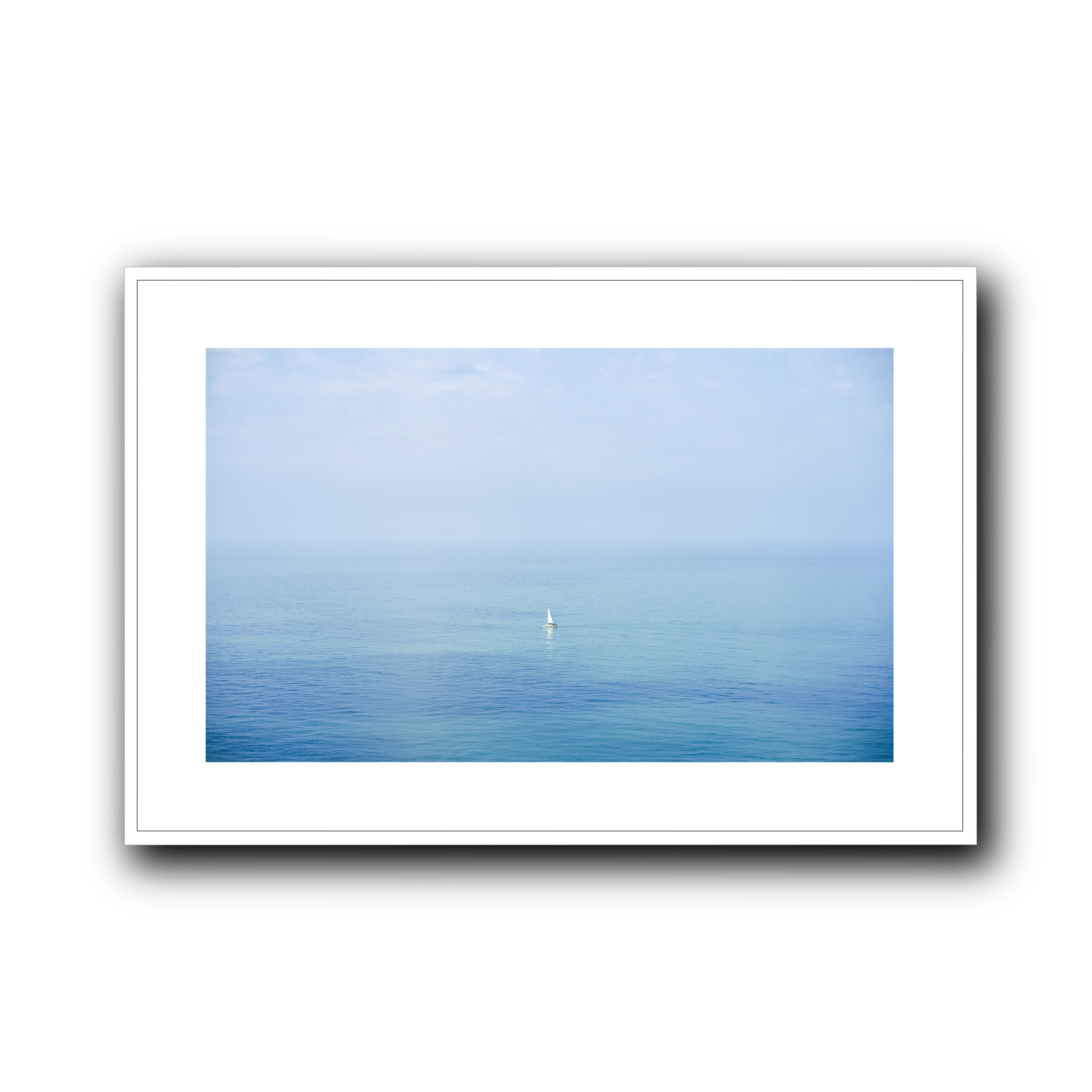 Solitude in Blue, Etretat