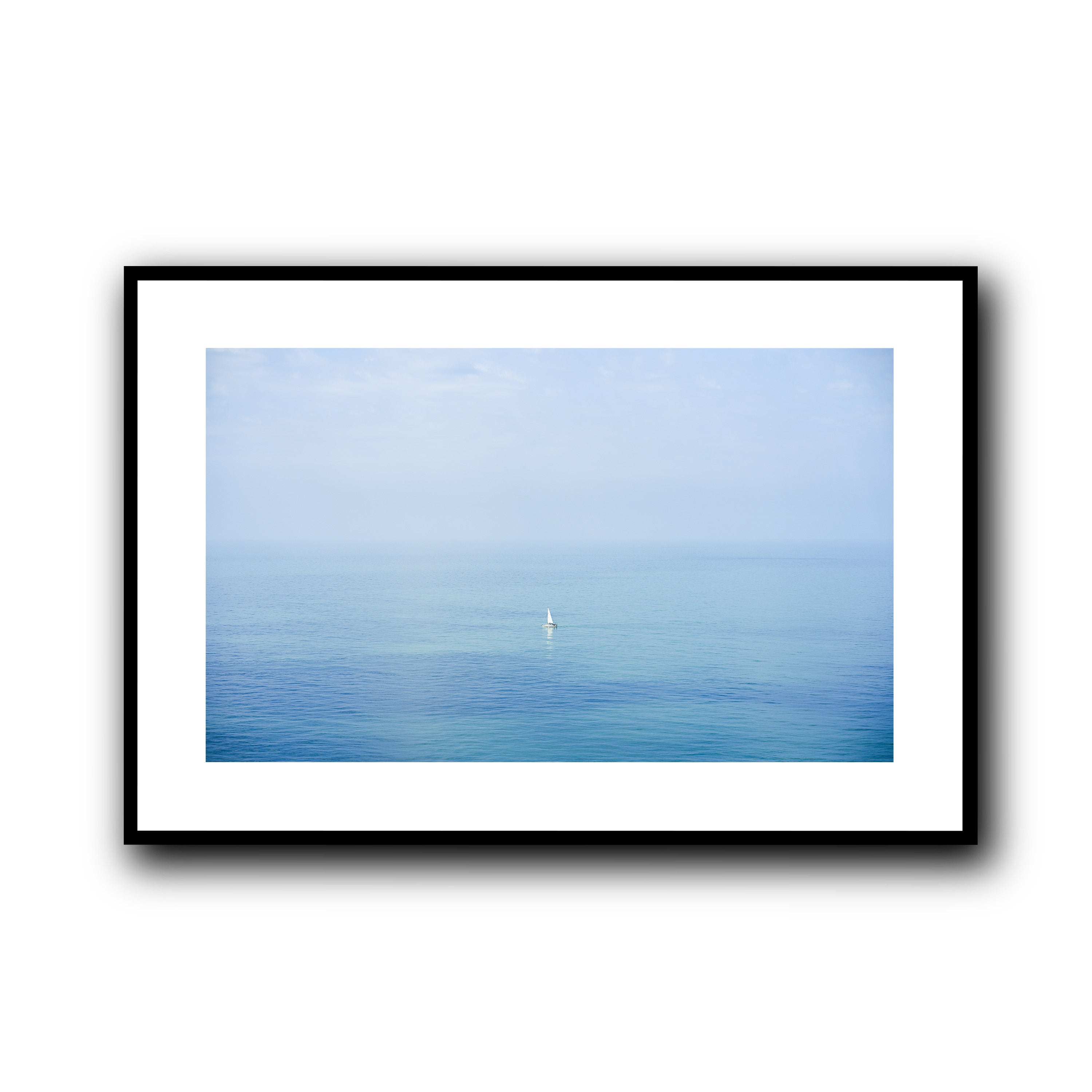 Solitude in Blue, Etretat