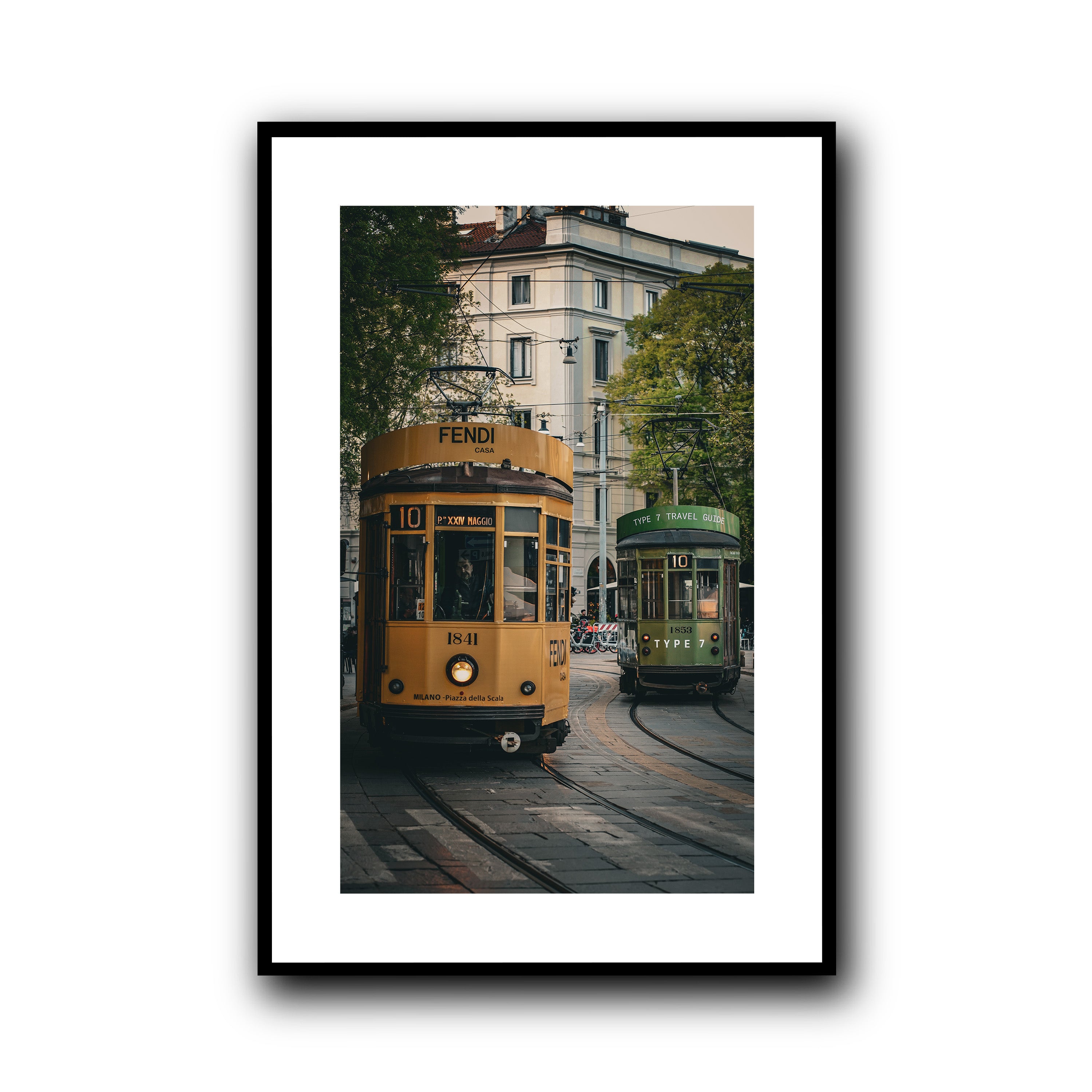 Trams, Milan