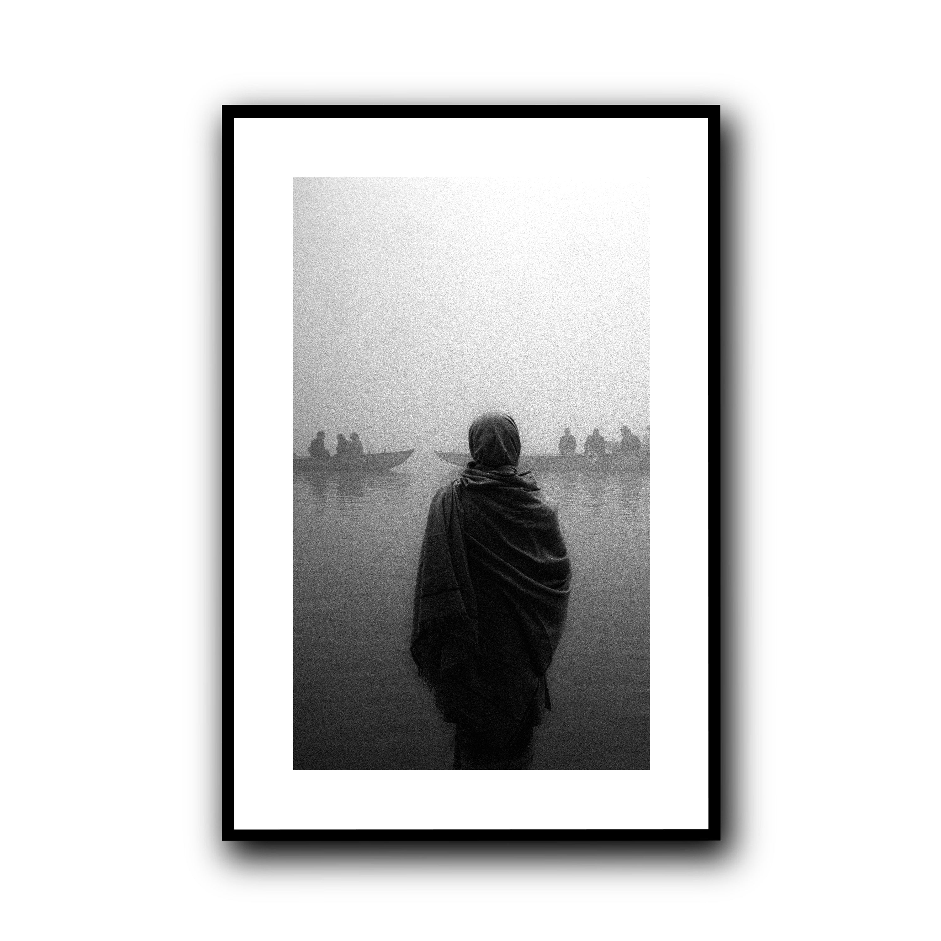 Sadhu in front of the Gange, Varanasi