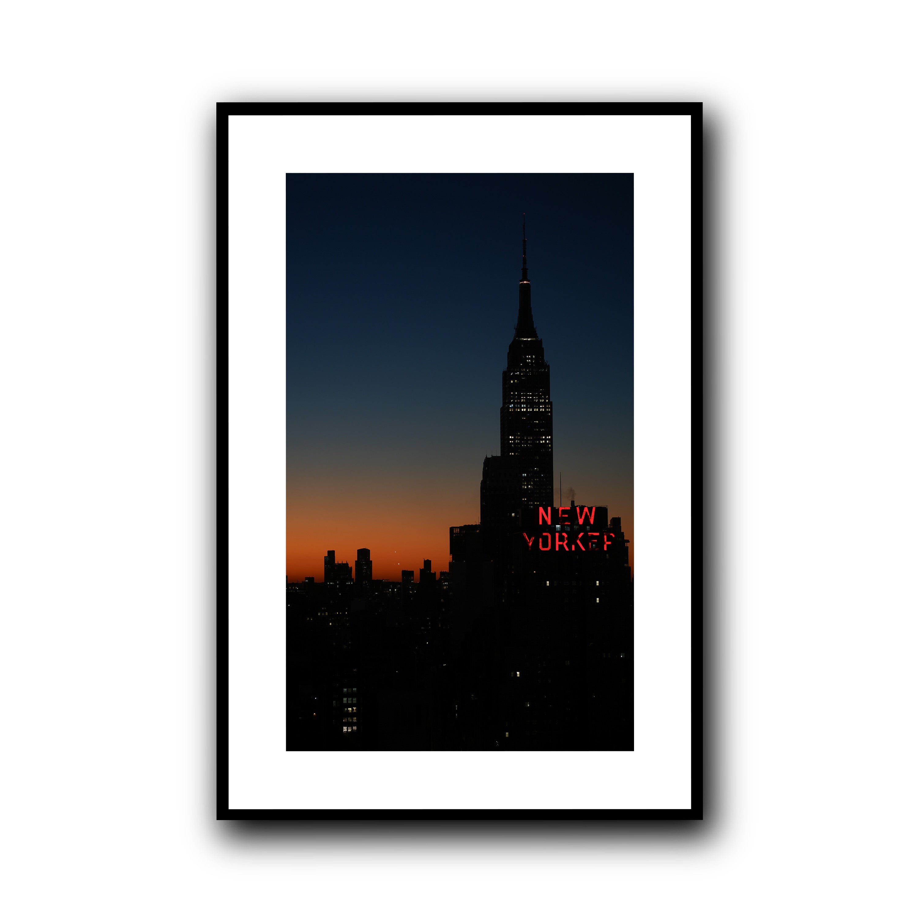 Nocturne in Red and Blue, New York