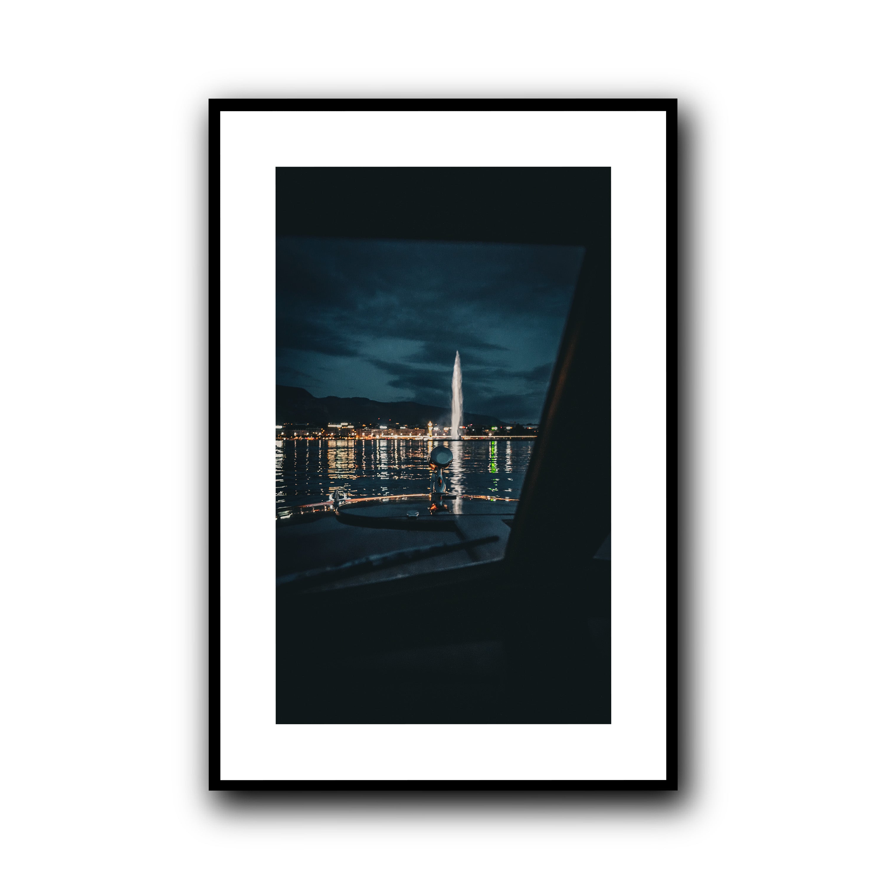 Leman Lake by Night, Geneva