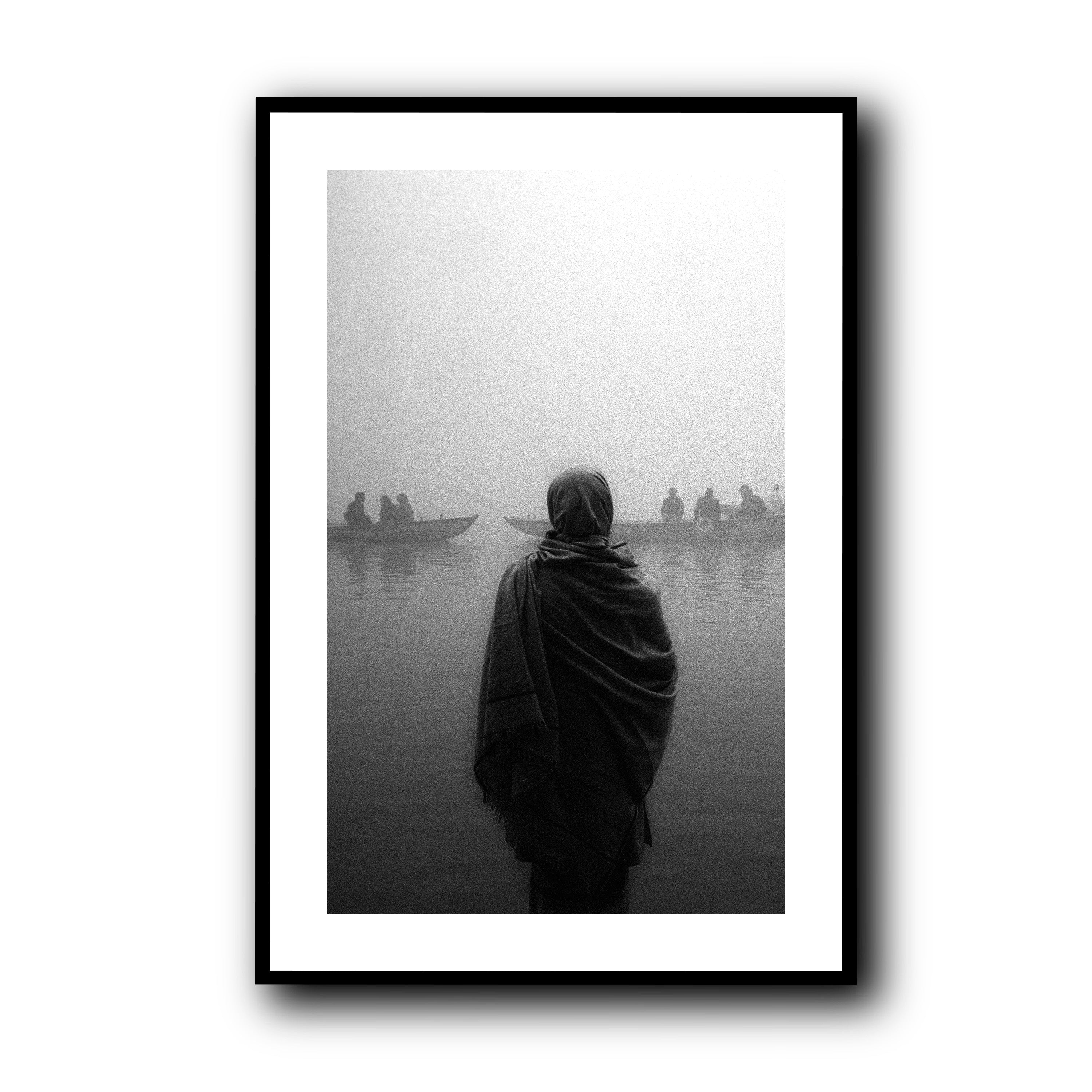 Sadhu in front of the Gange, Varanasi