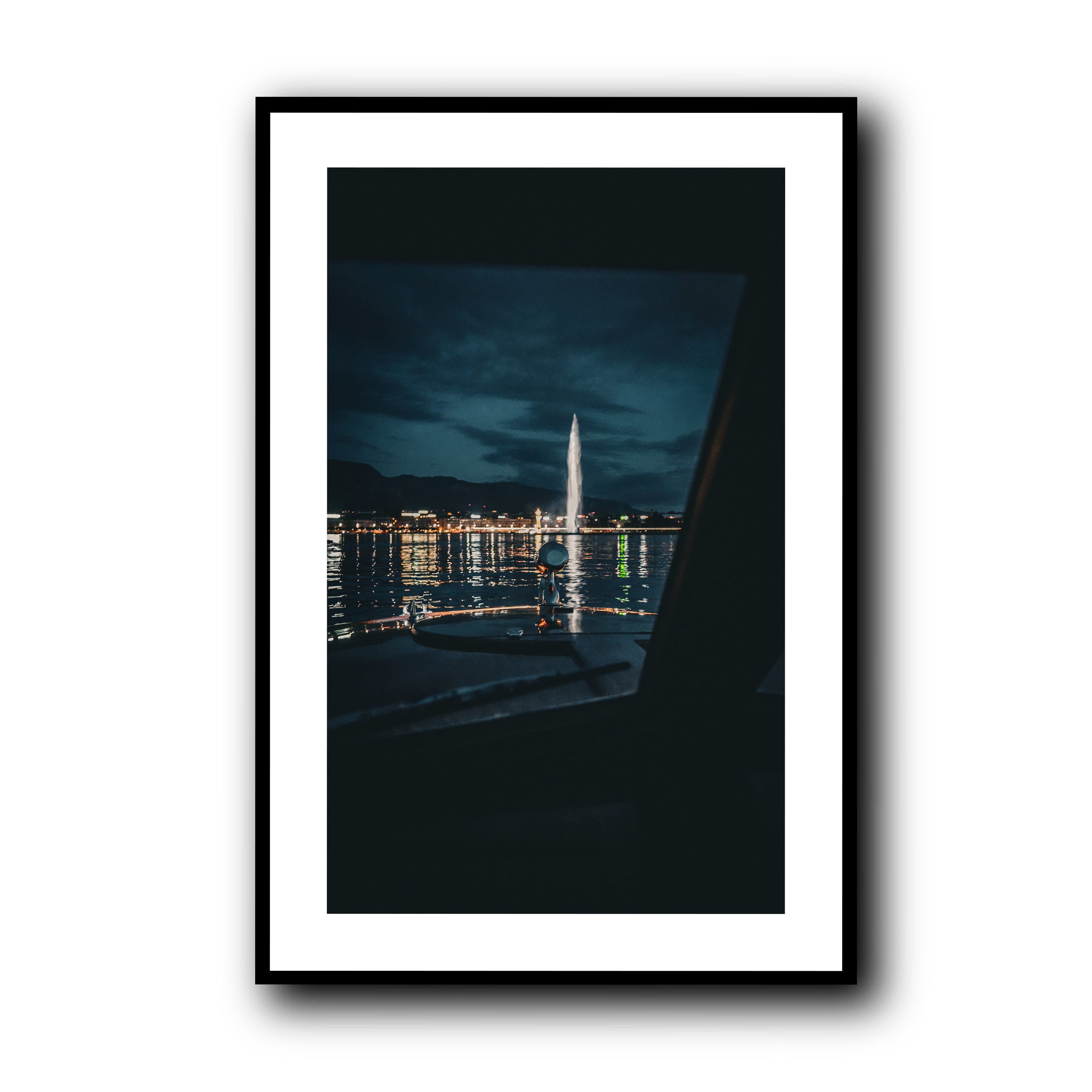 Leman Lake by Night, Geneva