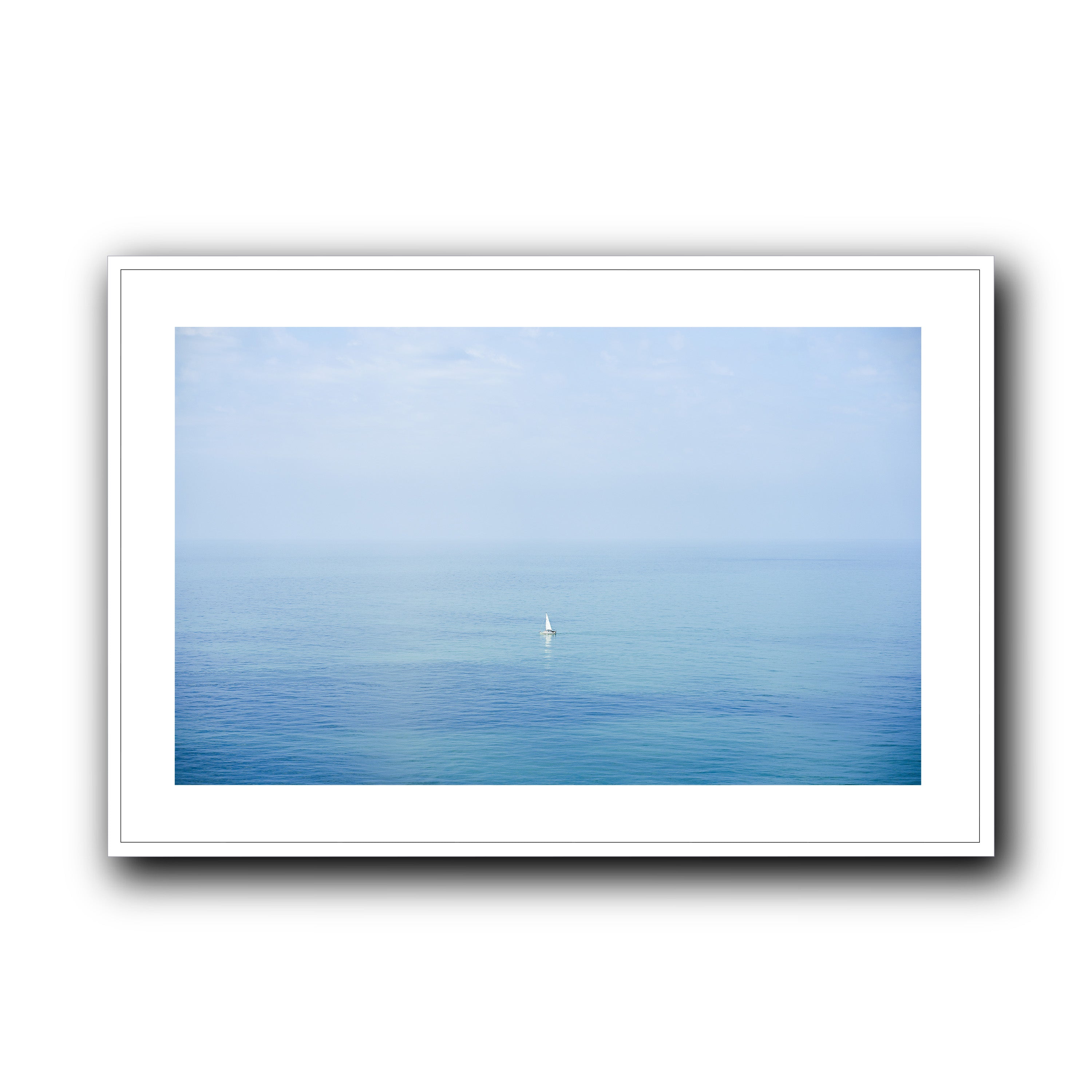 Solitude in Blue, Etretat