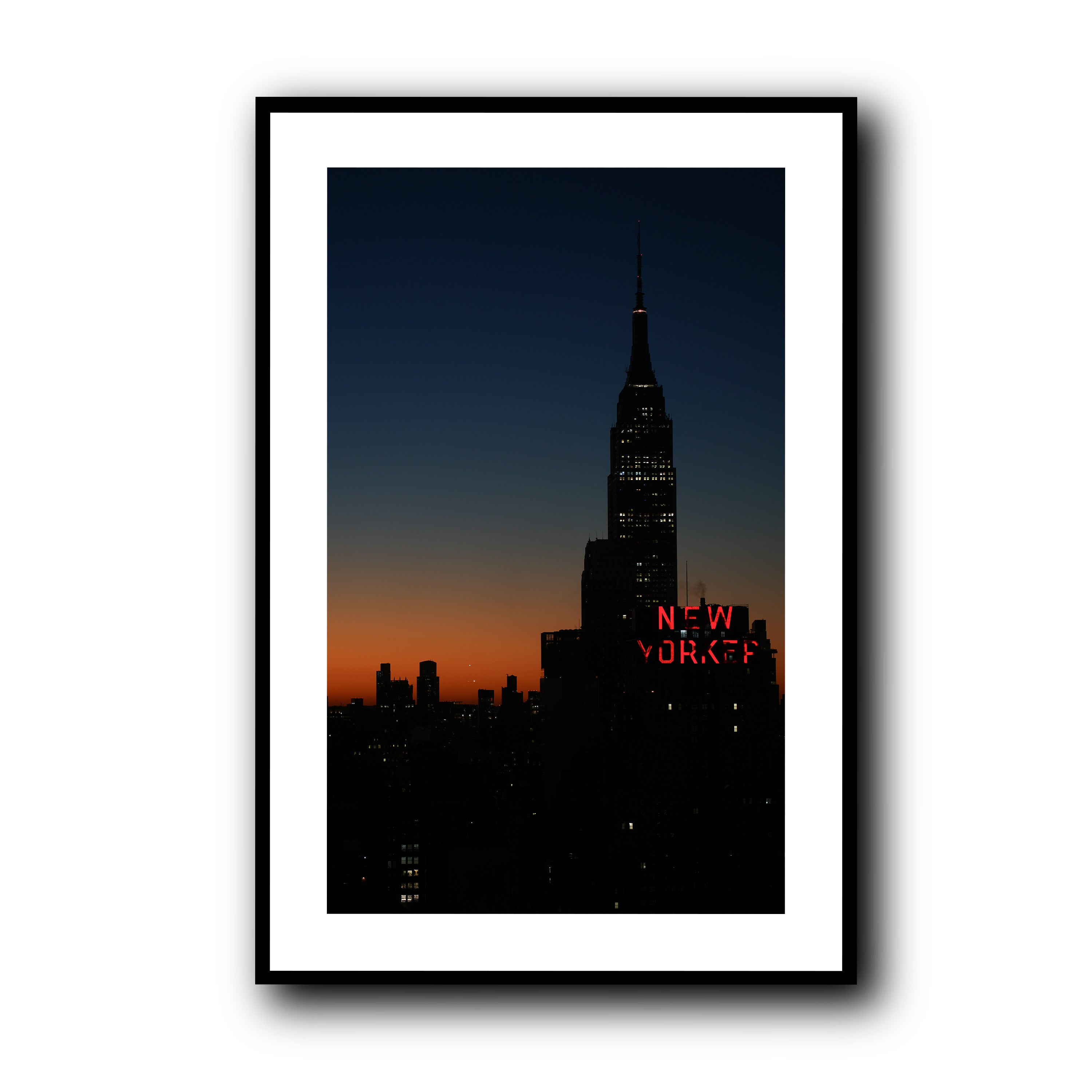 Nocturne in Red and Blue, New York