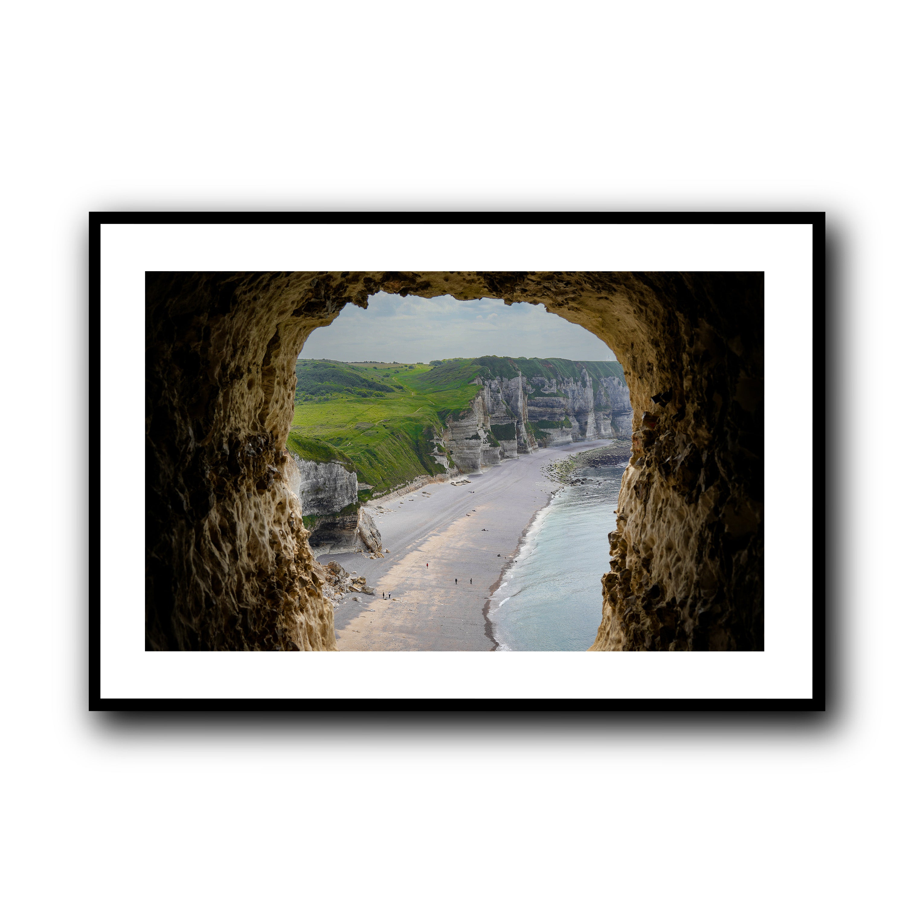 Through the Cliff's Eye, Etretat