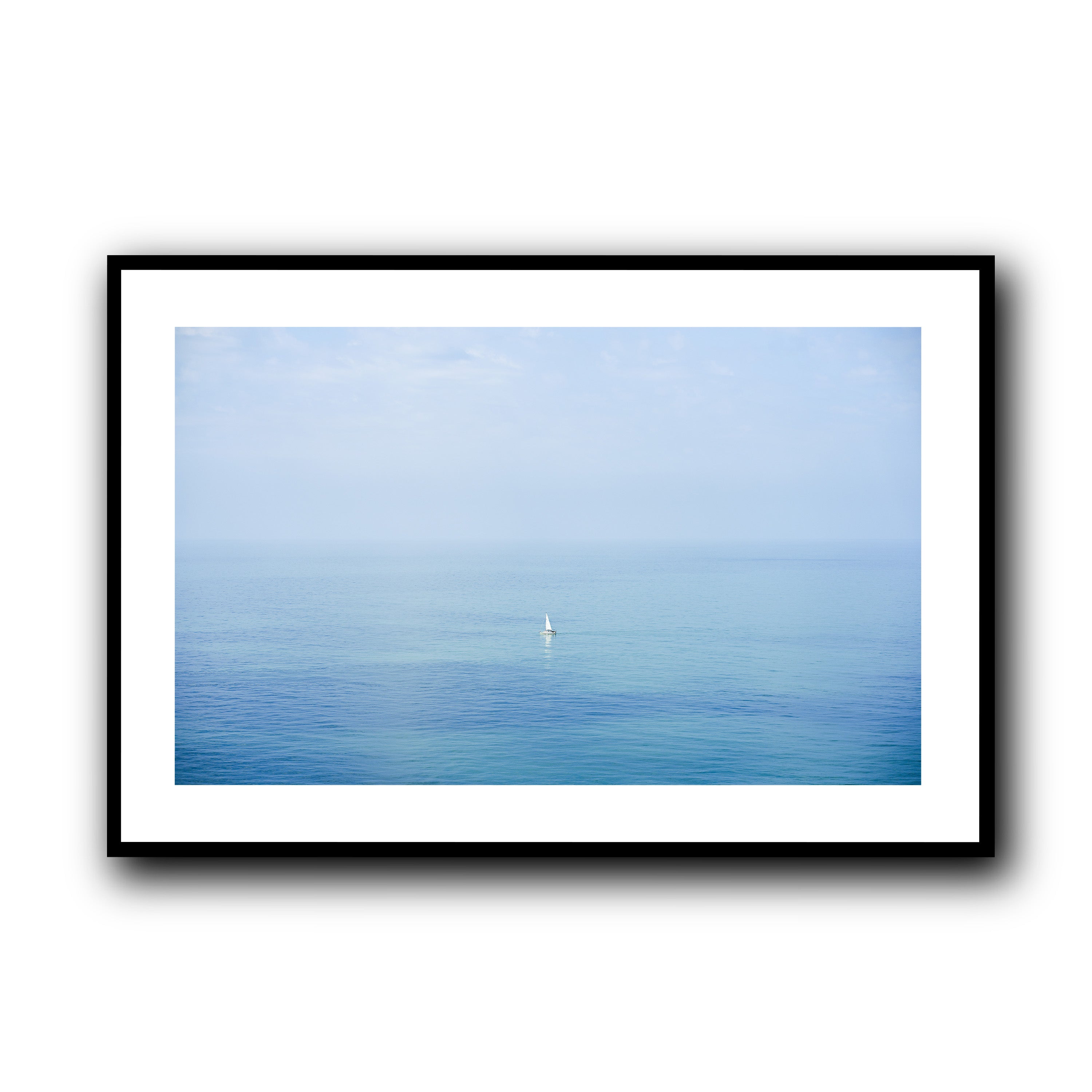 Solitude in Blue, Etretat