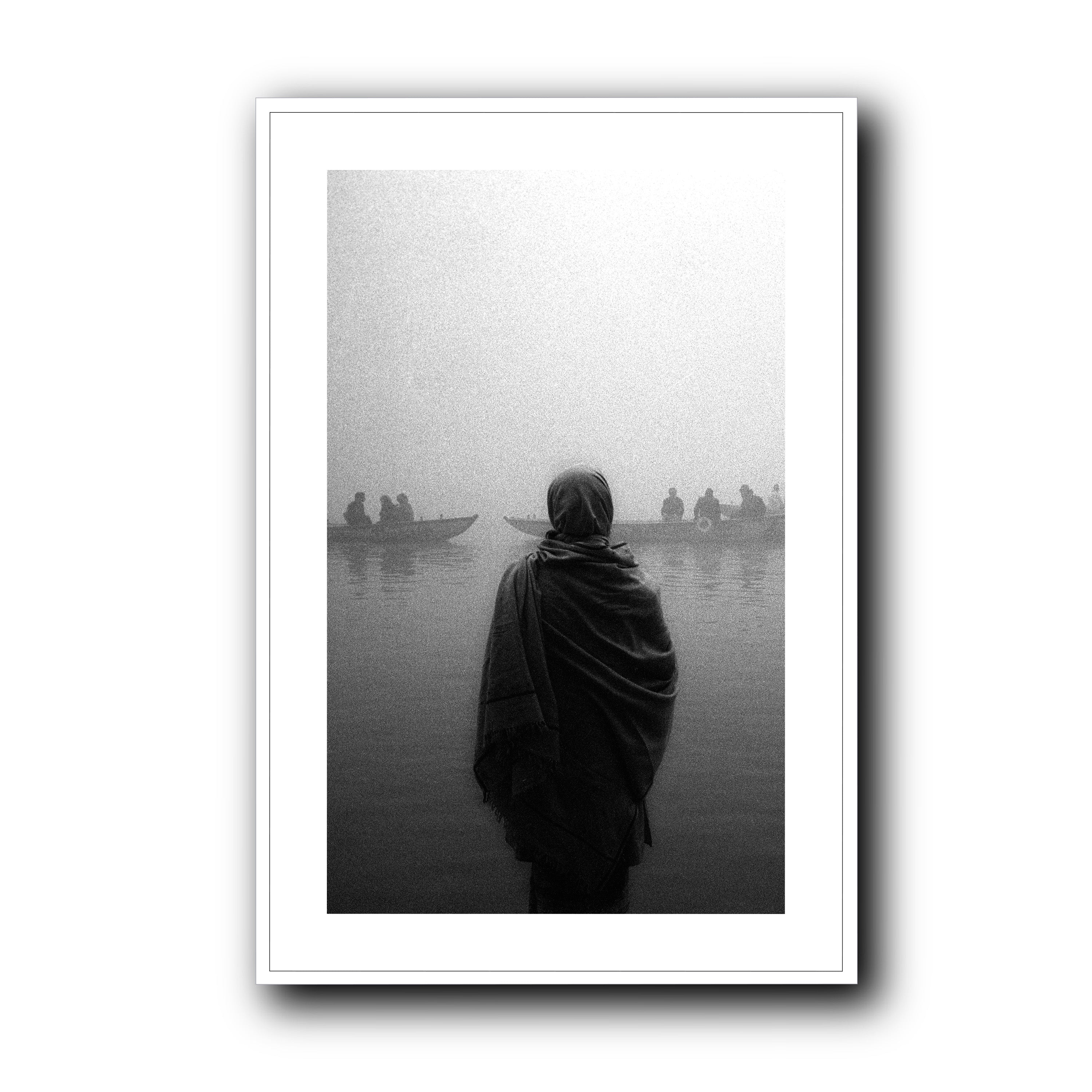 Sadhu in front of the Gange, Varanasi
