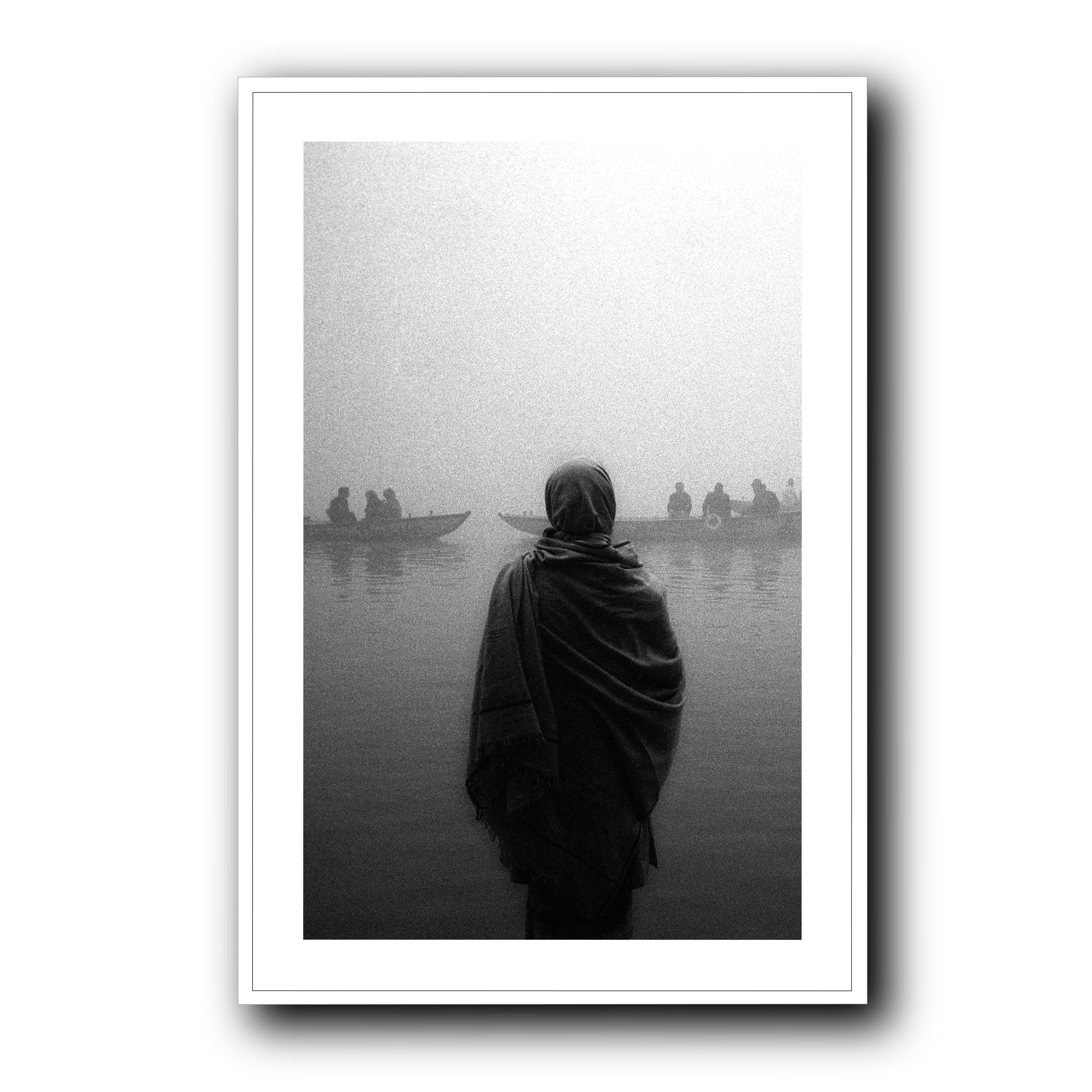 Sadhu in front of the Gange, Varanasi