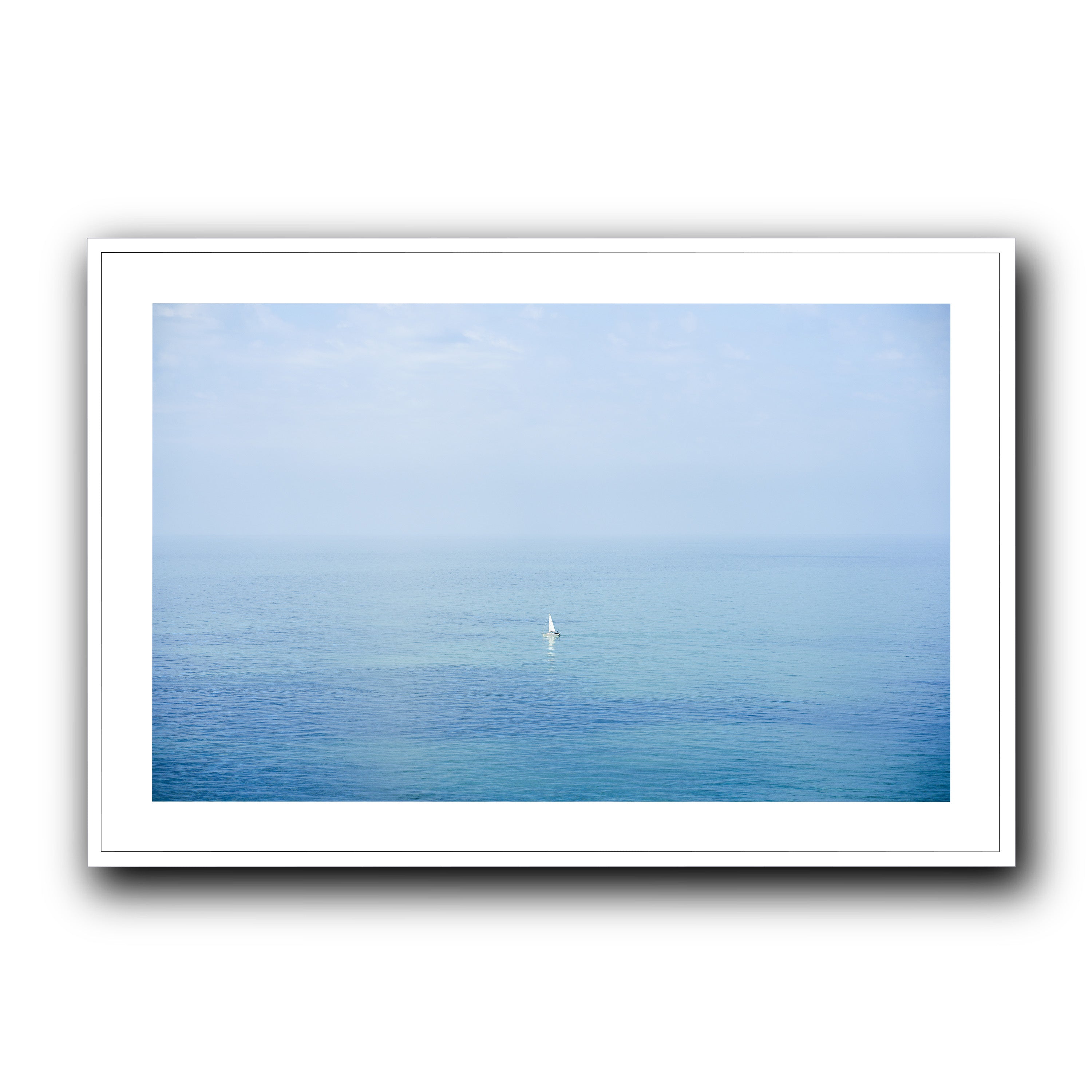 Solitude in Blue, Etretat