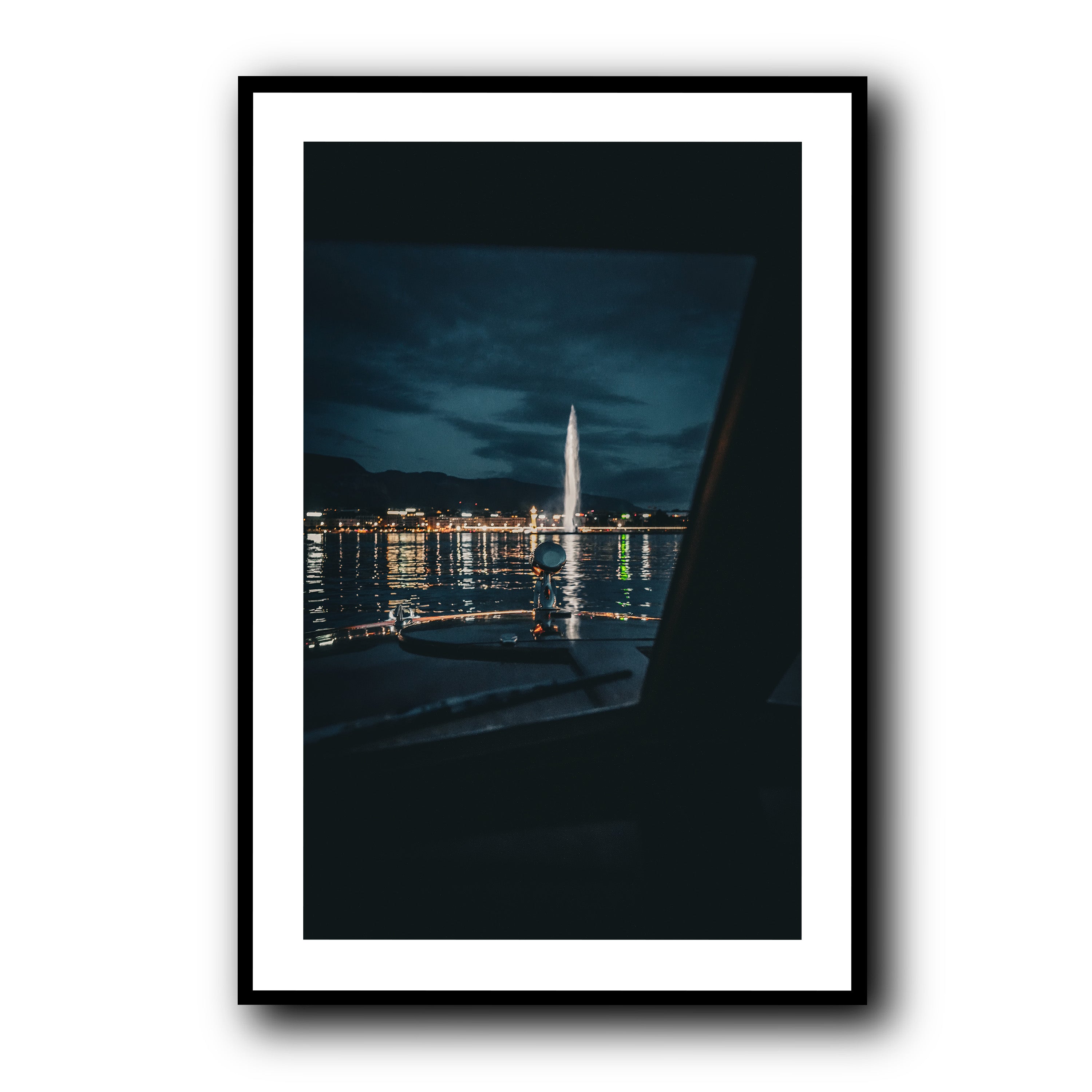 Leman Lake by Night, Geneva