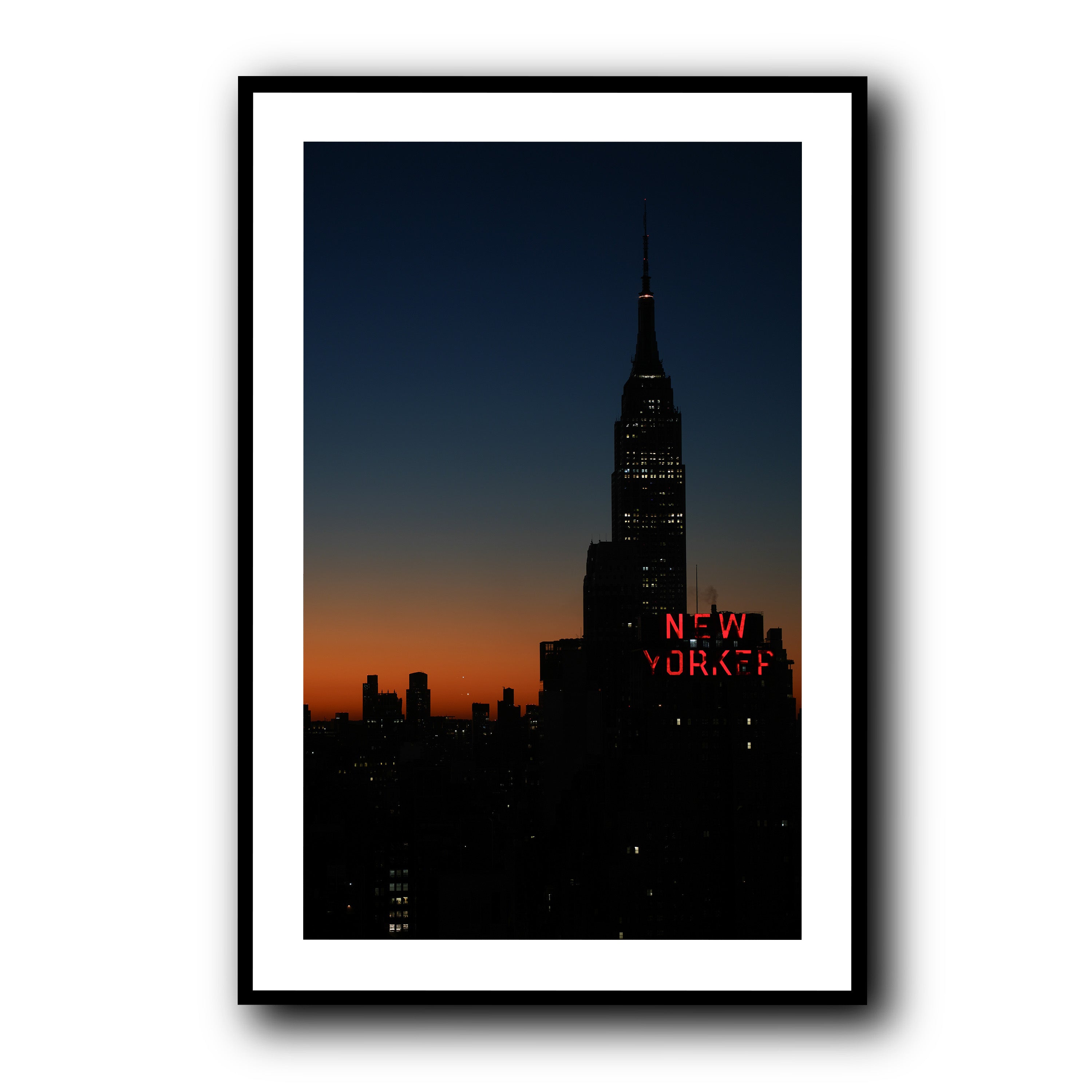 Nocturne in Red and Blue, New York