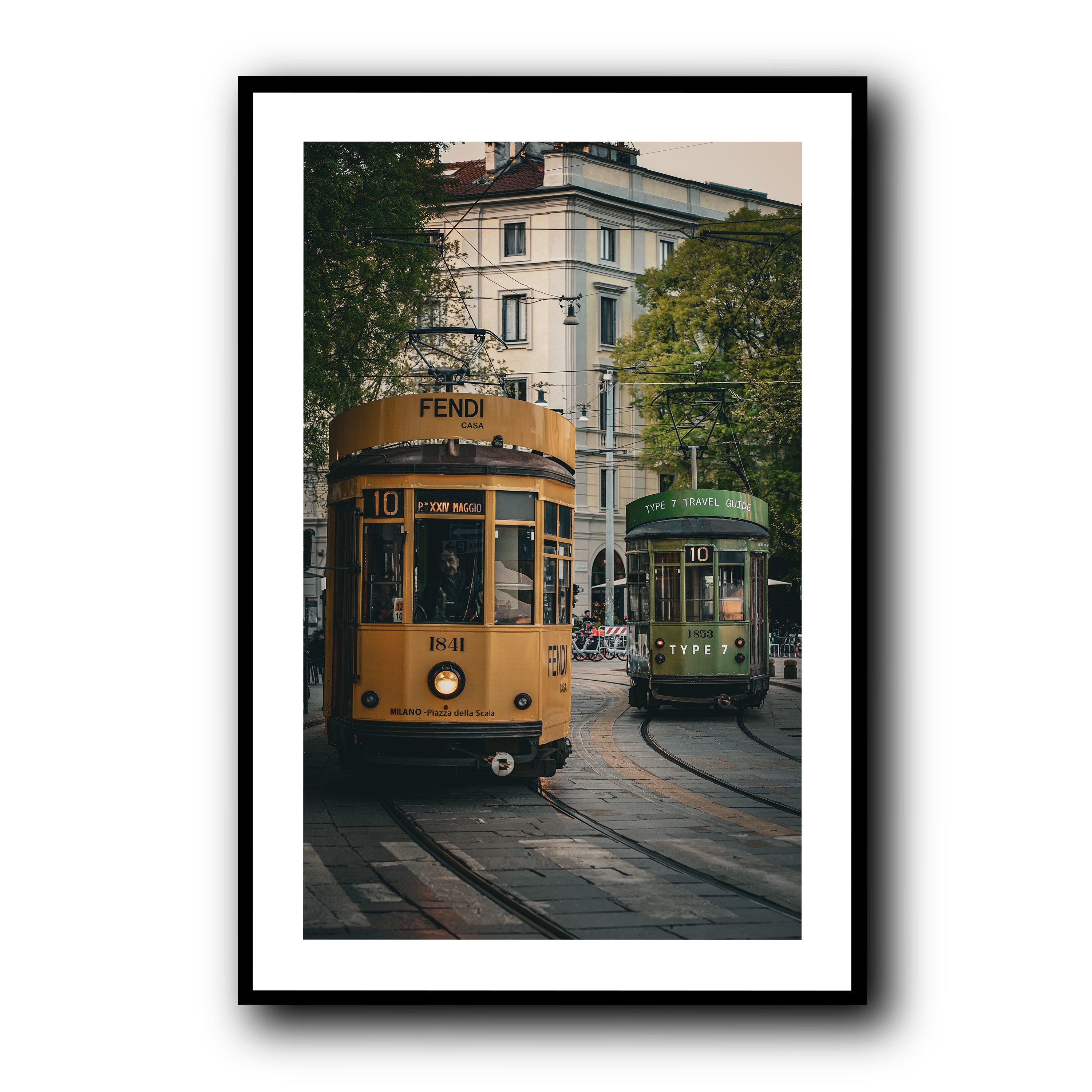 Trams, Milan