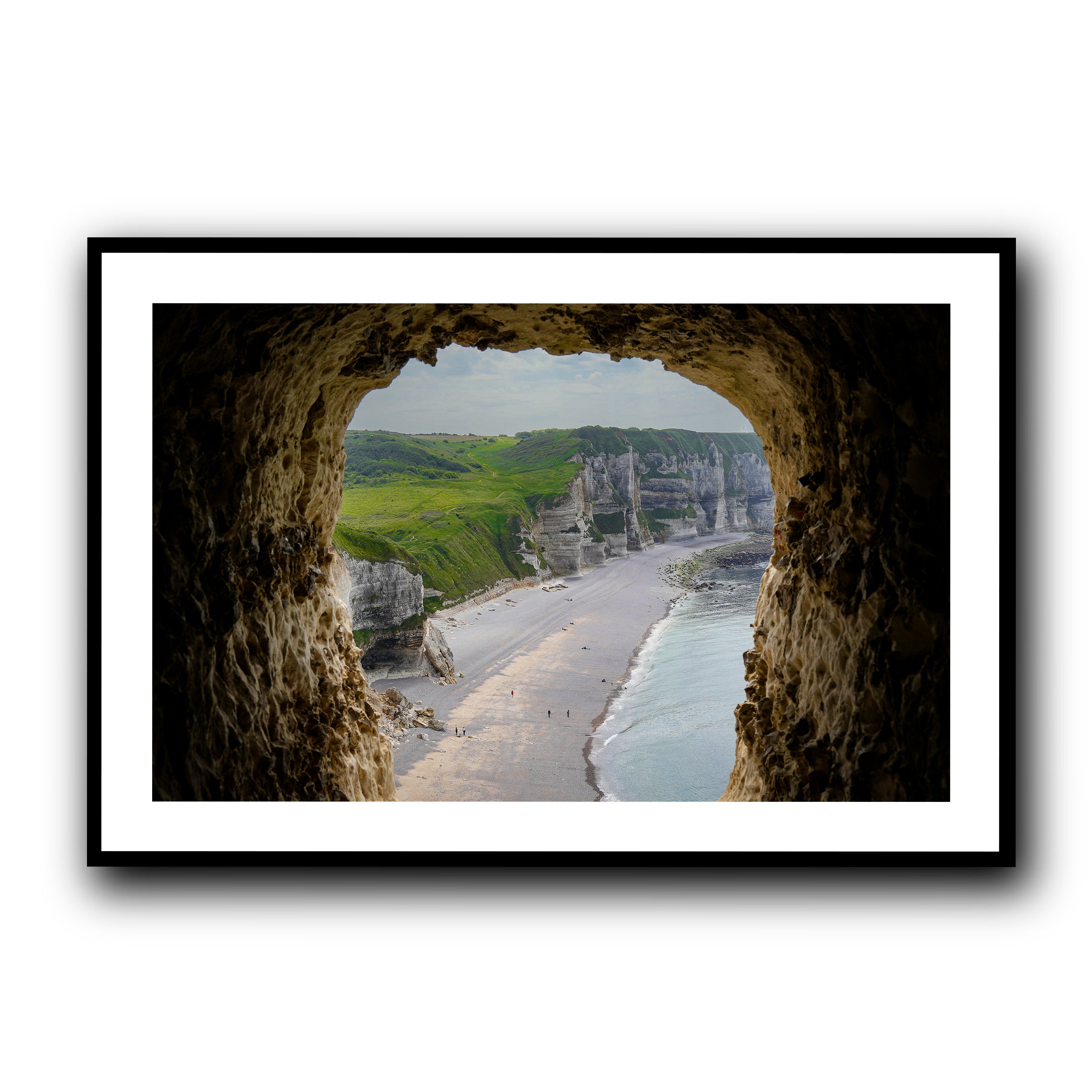 Through the Cliff's Eye, Etretat