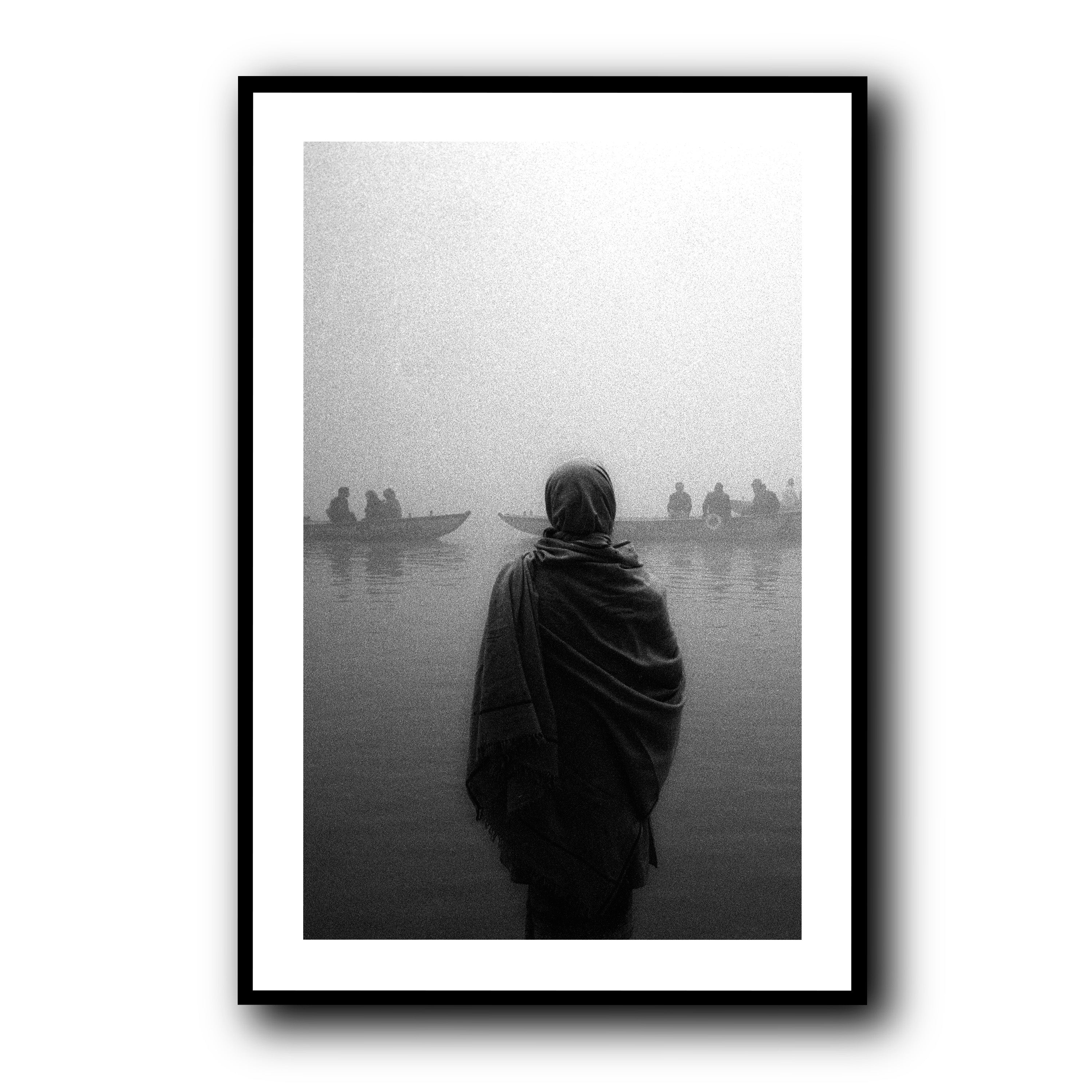 Sadhu in front of the Gange, Varanasi
