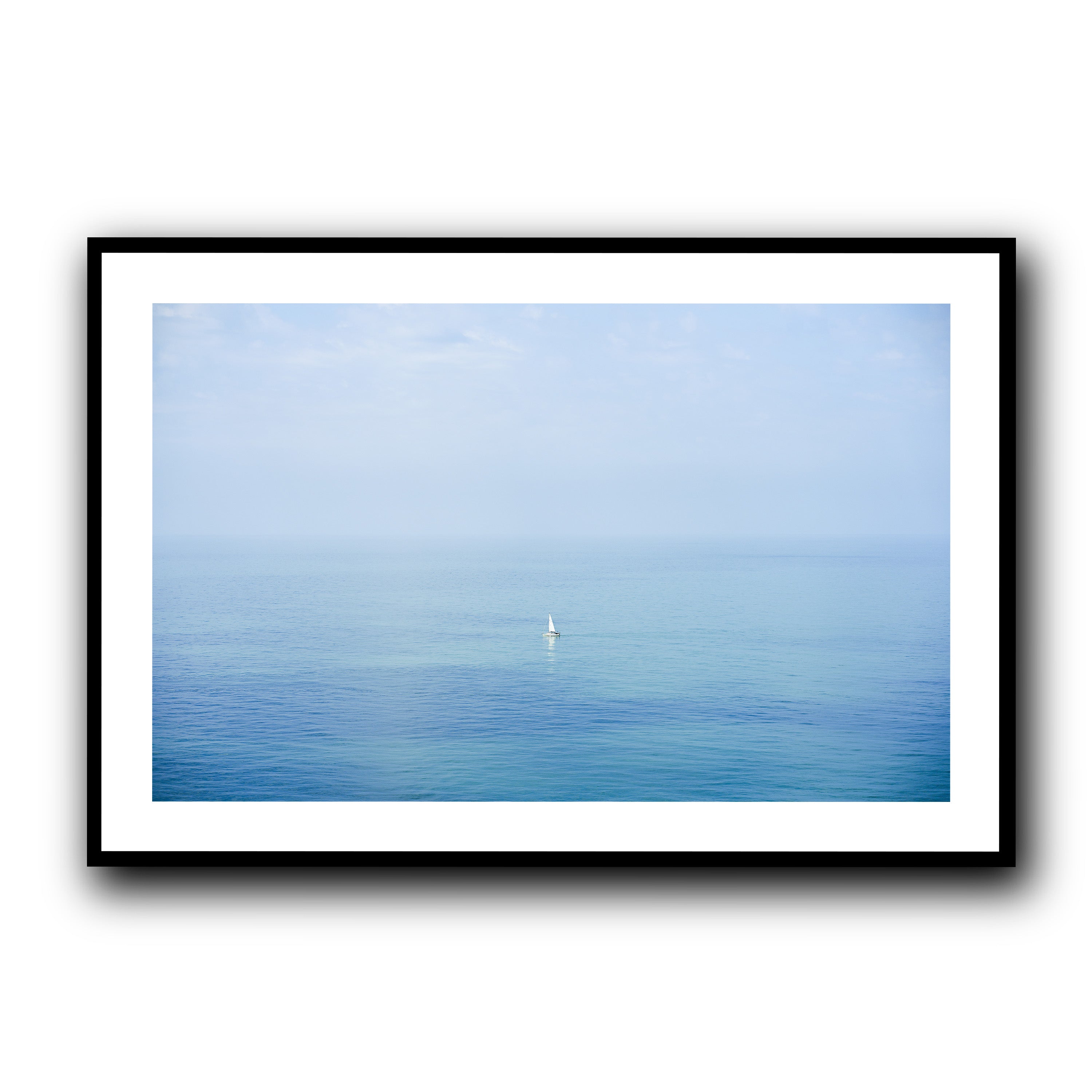 Solitude in Blue, Etretat