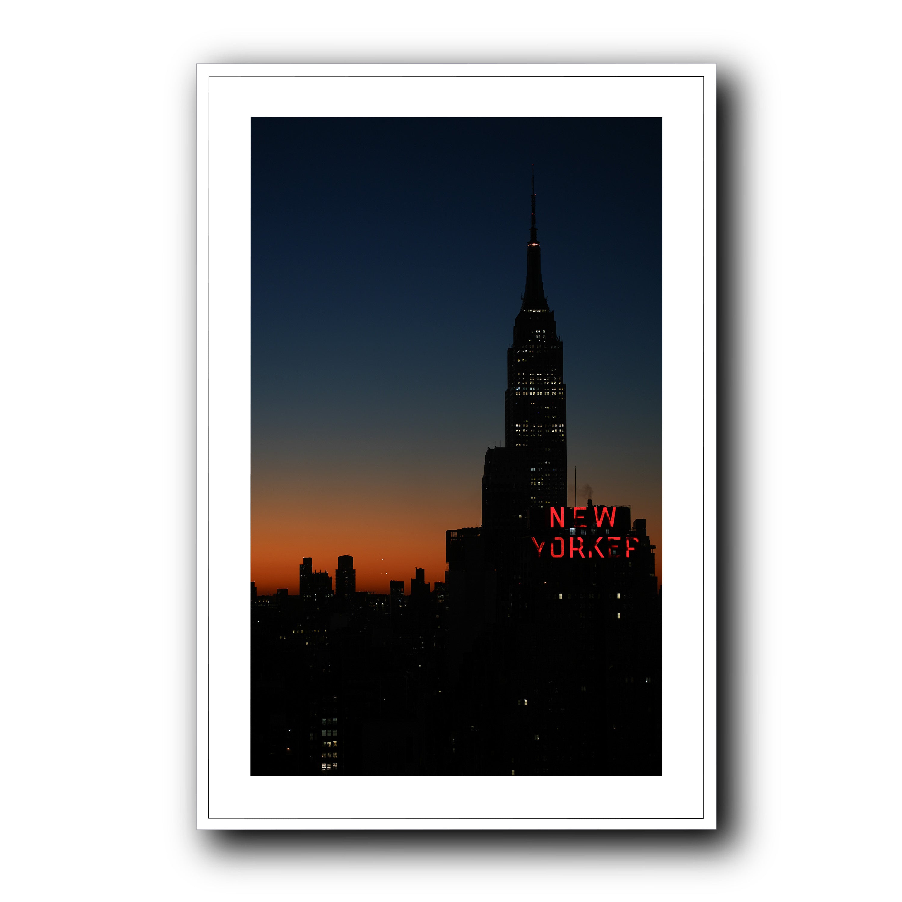 Nocturne in Red and Blue, New York