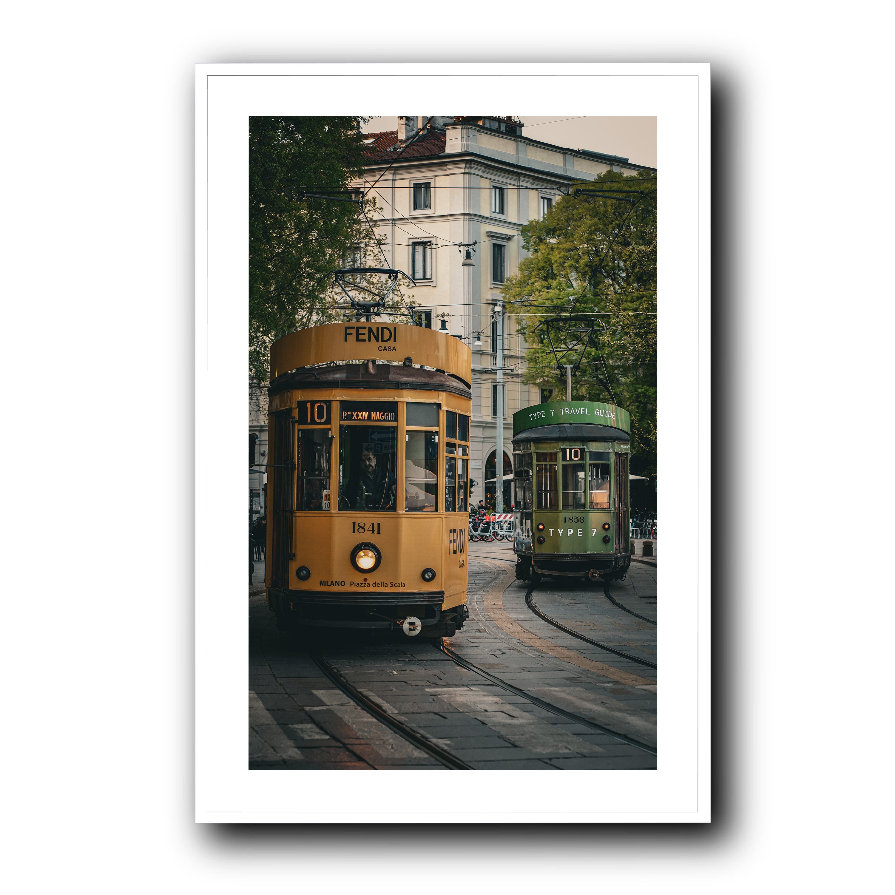 Trams, Milan
