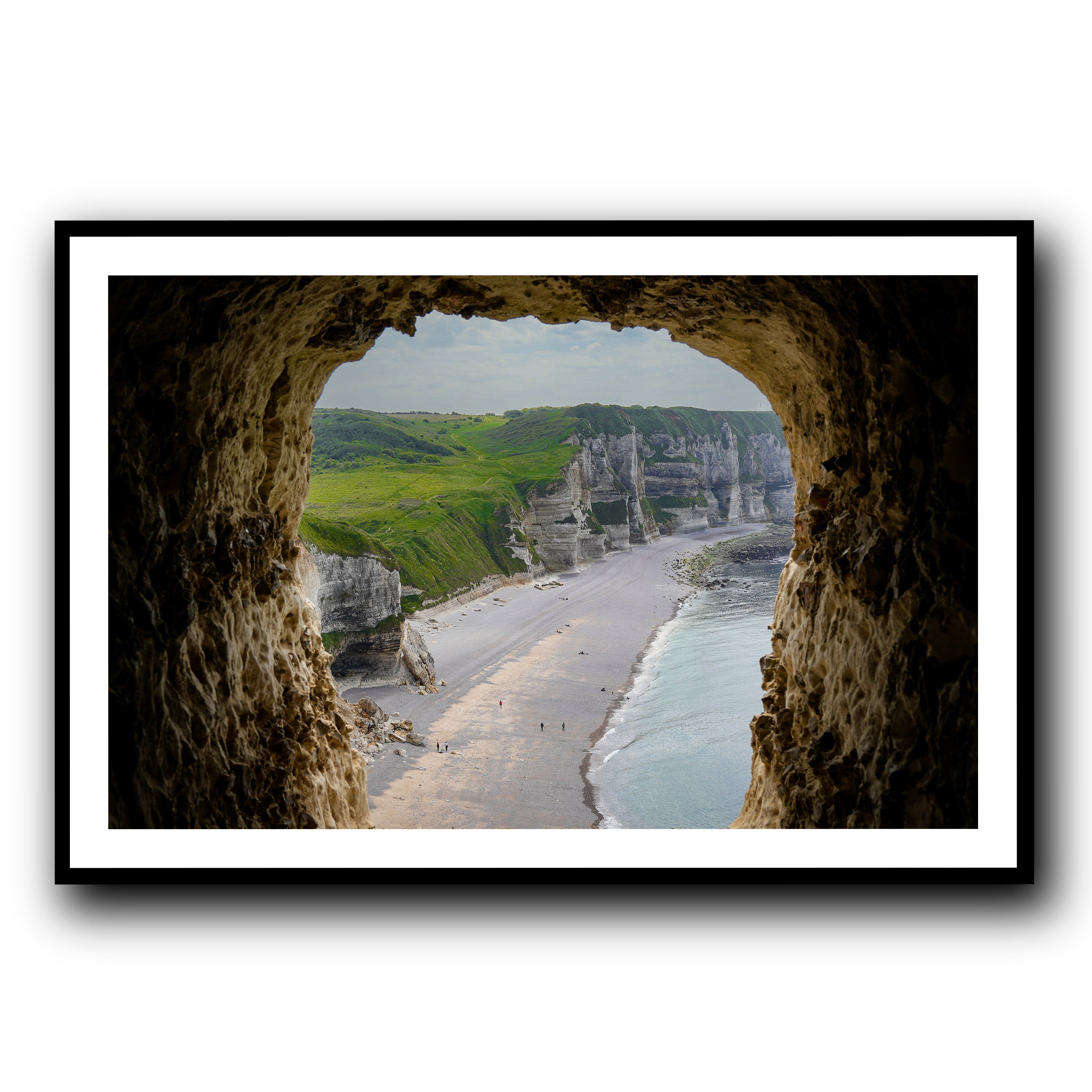 Through the Cliff's Eye, Etretat
