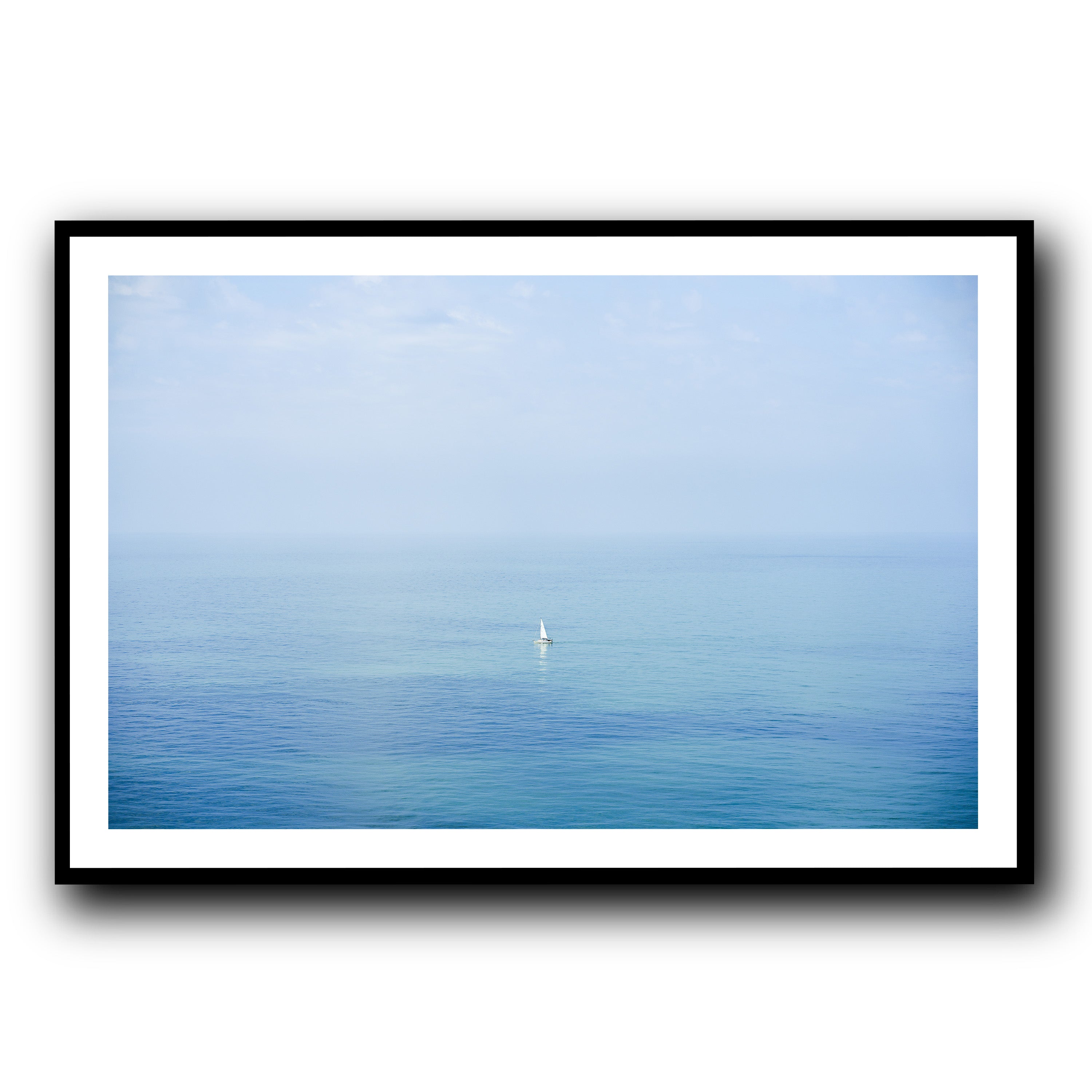 Solitude in Blue, Etretat