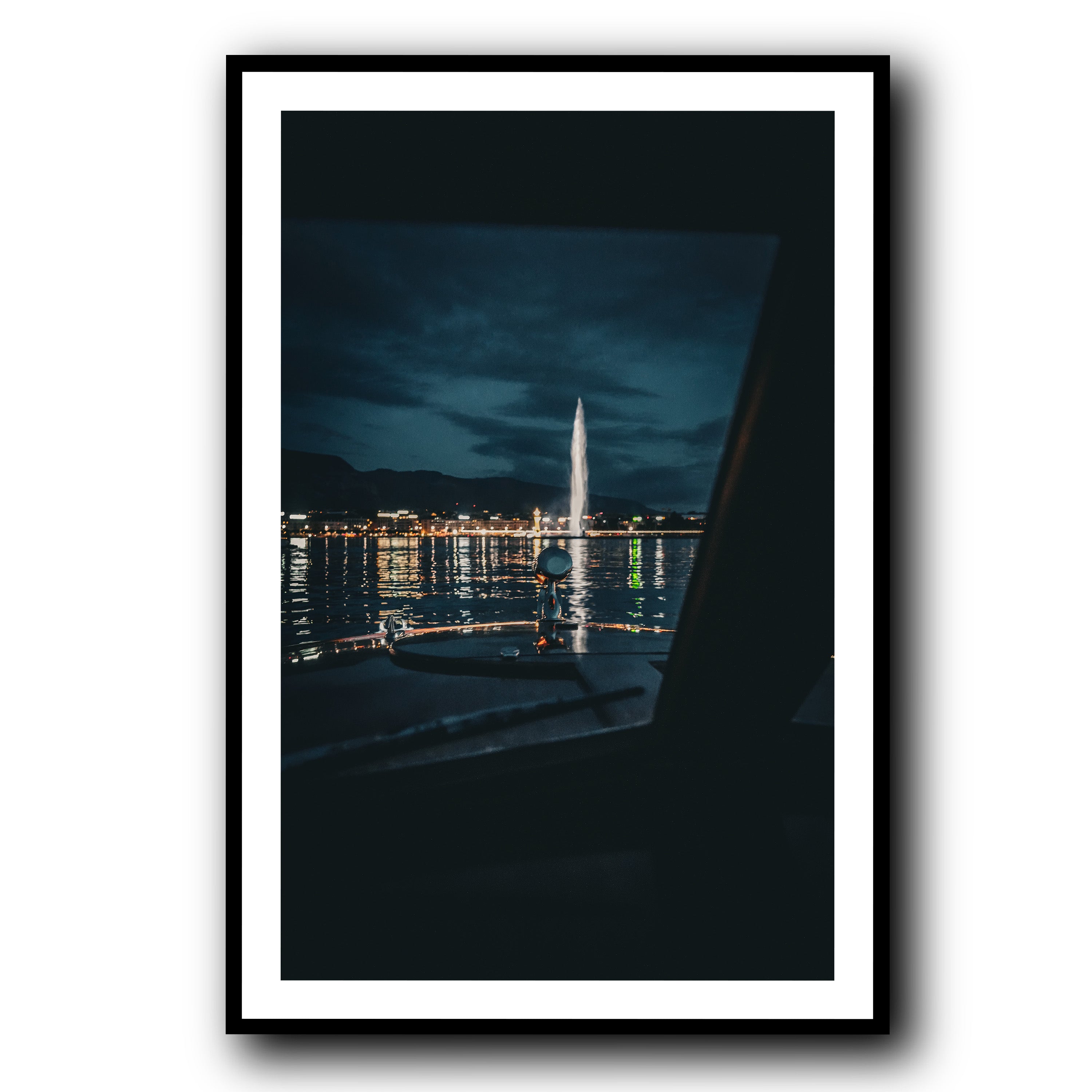 Leman Lake by Night, Geneva