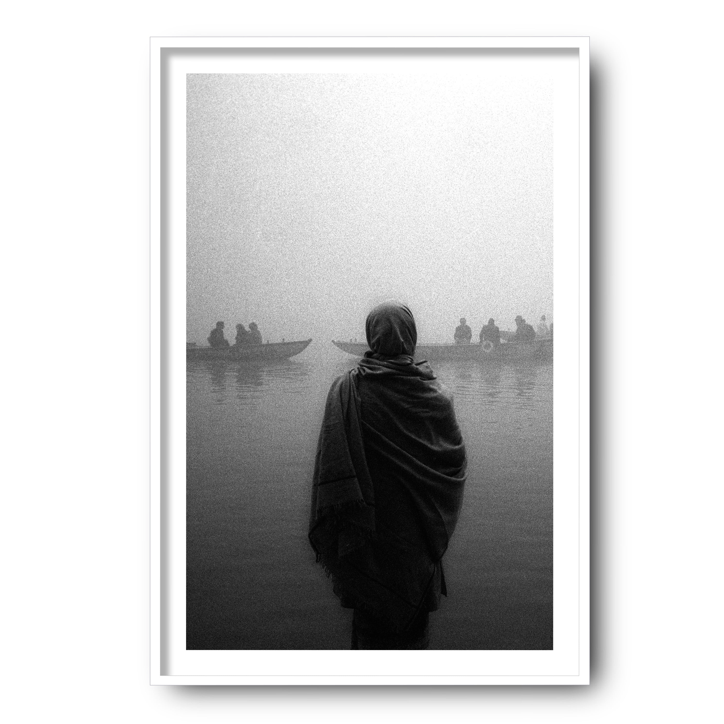 Sadhu in front of the Gange, Varanasi