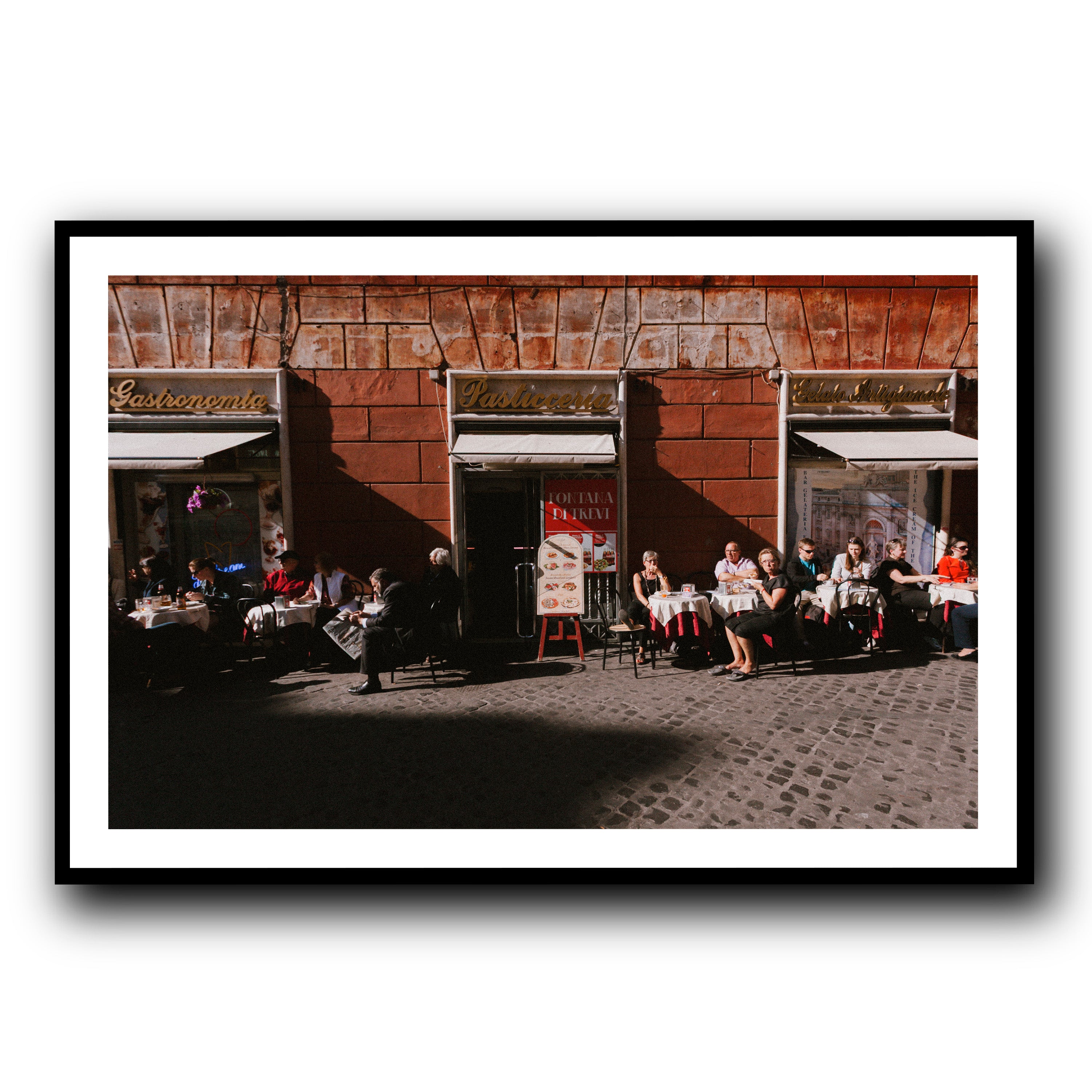 Italian café Rome – fine art photography