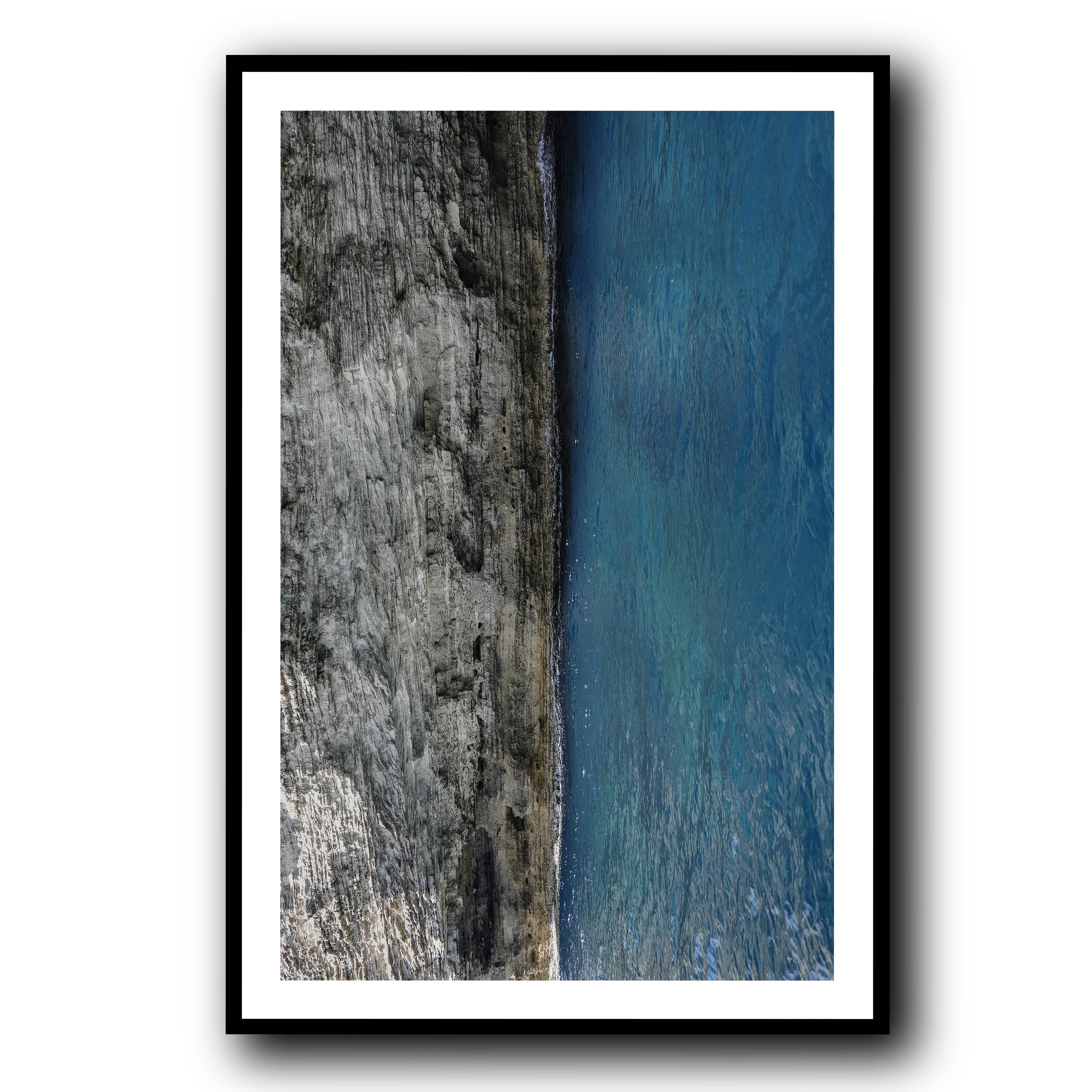Blue abstract Corsica – fine art photography