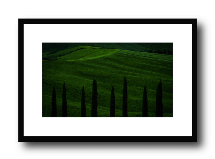 Green fields, Tuscany